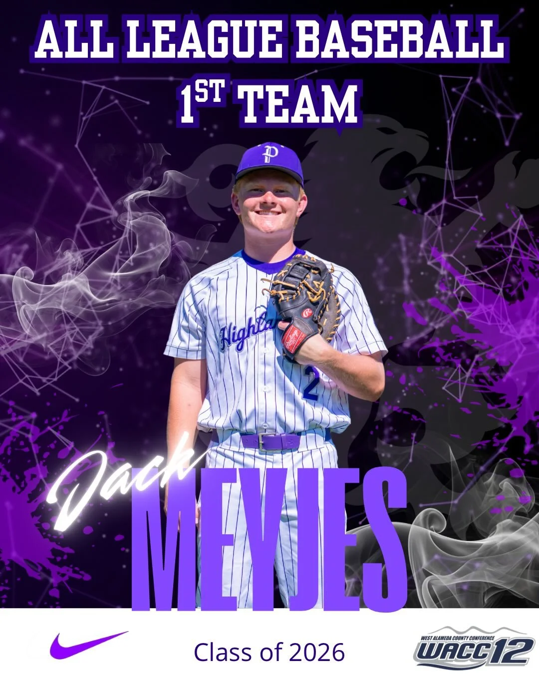 2026 Baseball All League selections #gohighlanders #piedmont #hssports #baseball #allleague