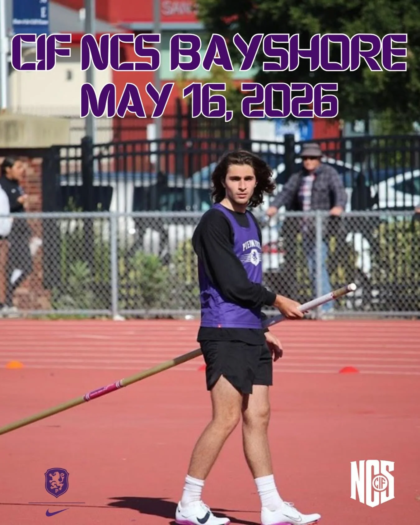 Track and Field looking for the podium today at the CIF NCS Bayshore Meet #gohighlanders #piedmont #hssports