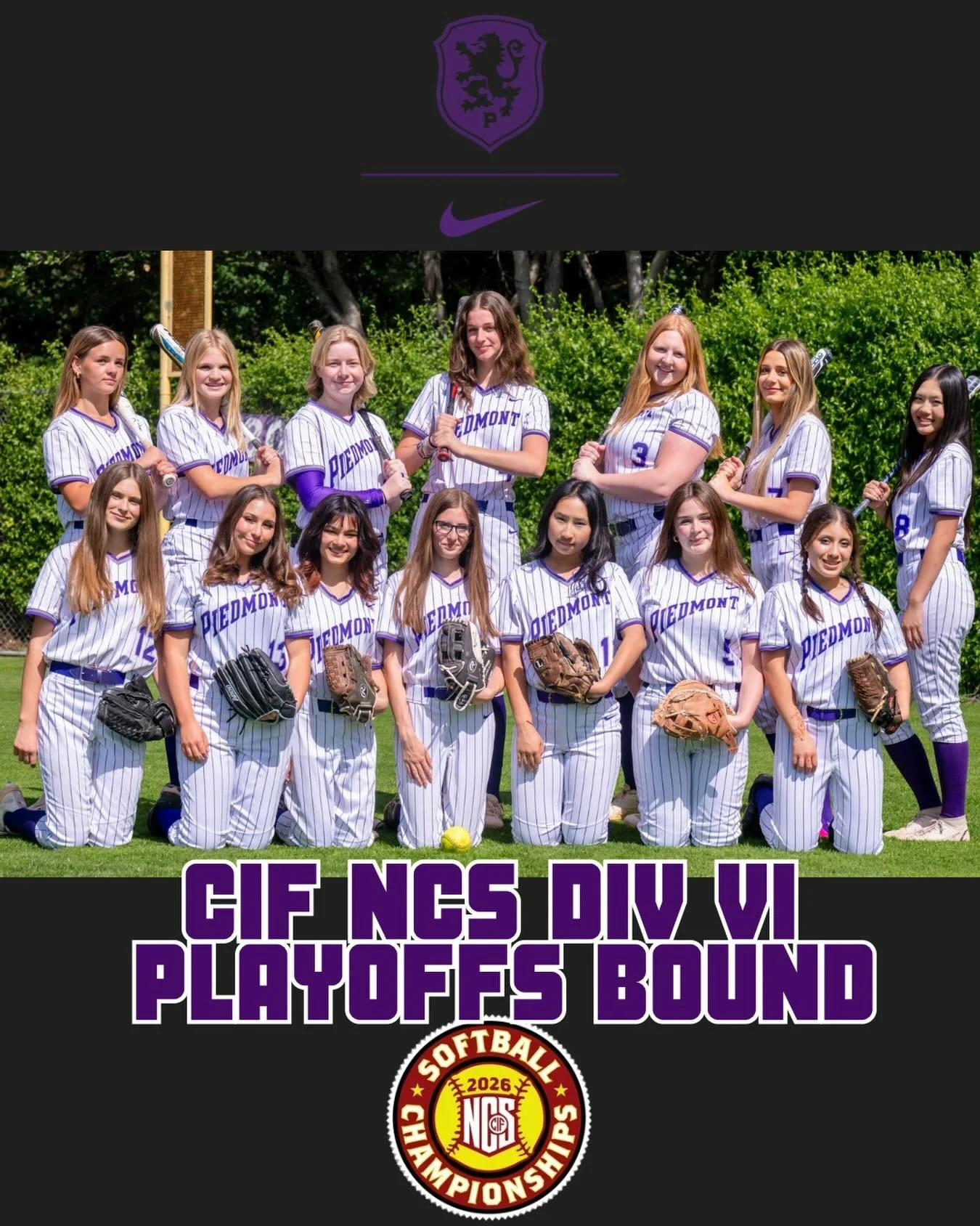 Your Highlander Softball Team is CIF NCS playoff bound. Your Highlanders open tournament play at home Tuesday night. #gohighlanders #piedmont #hssports #softball #playoffs