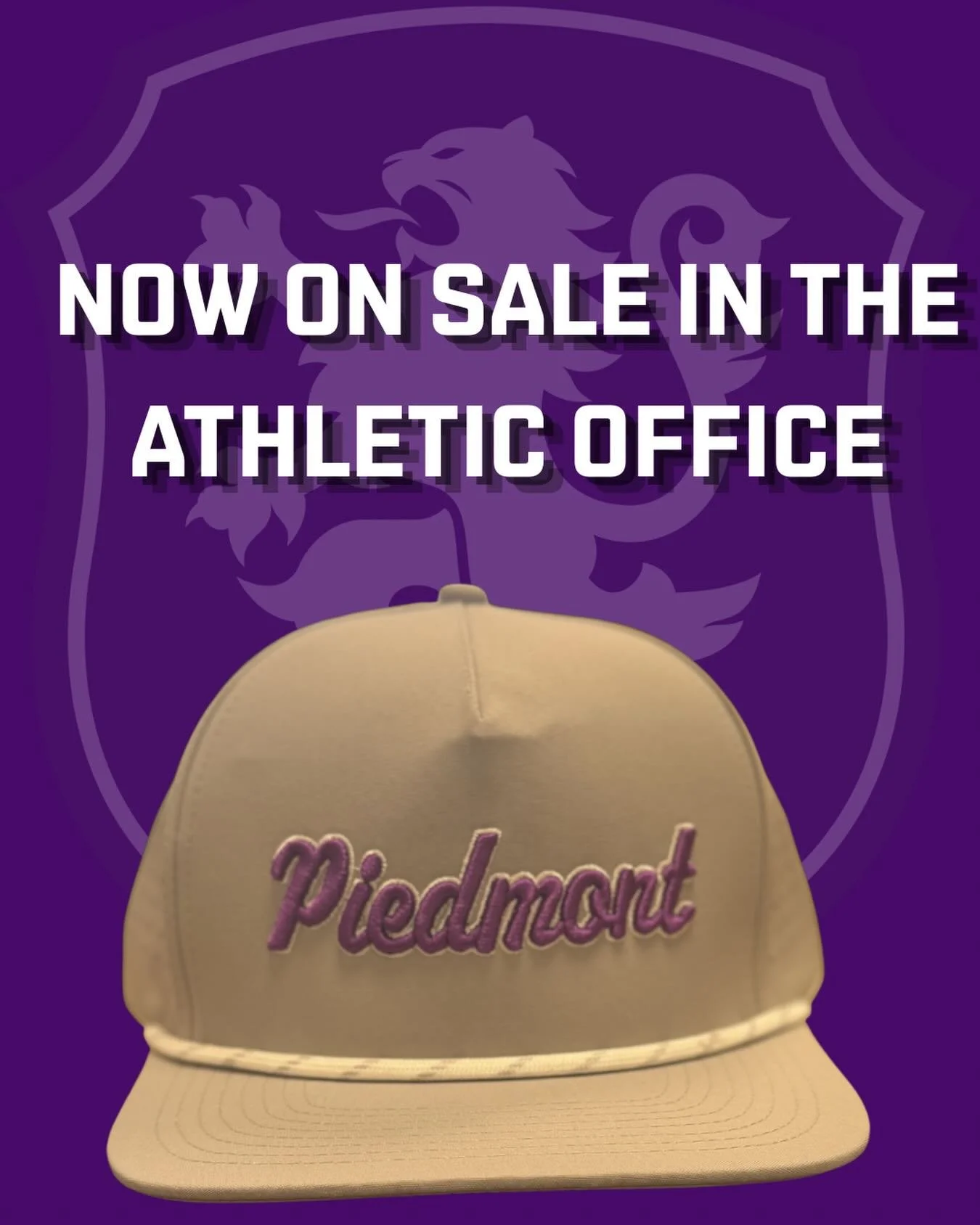 Just in time for summer, Piedmont Rope Hats. Pick yours up in the Athletic Office before it&rsquo;s too late. $30 Apple Pay, credit card, or check #gohighlanders #piedmont #highlandernation