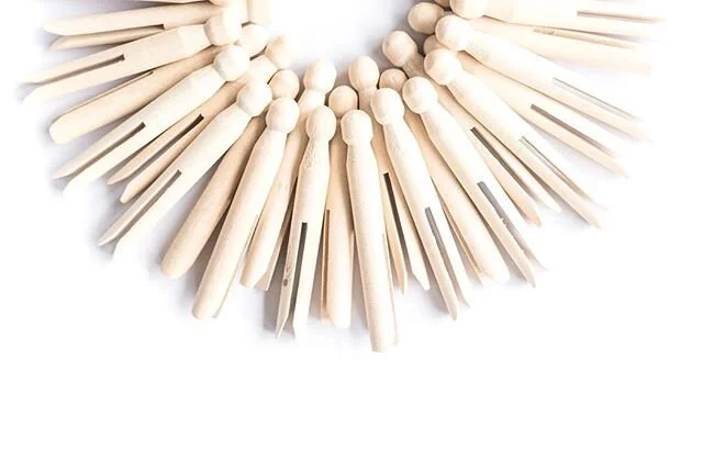 Wooden pins that smile! Naturally simplistic that brings out the collection of these wooden clothing pins. HAPPY SUNDAY.  @elementaryseries  Photo credit. @_lfedphoto  #simplistic #art #instaart #limitededition #photography #artforthehome #interior #