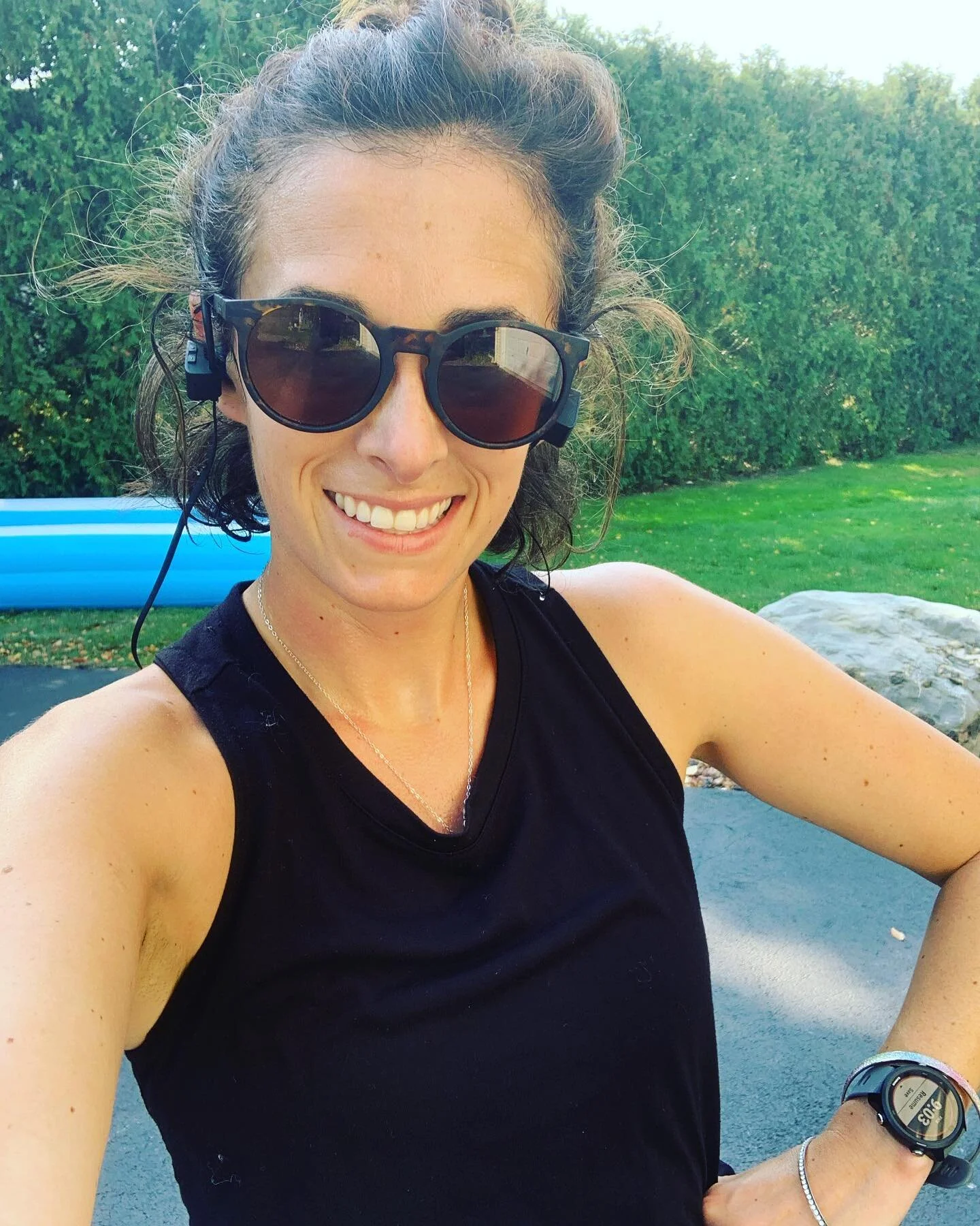 1 year ago I was wrapping up marathon training, which included a solid mix of trail and road running. 
.
Yesterday I ran an hour around the Green Lakes trails.
.
Today after yoga, foam rolling and a slow 25 min run, I still can barely get my legs to 