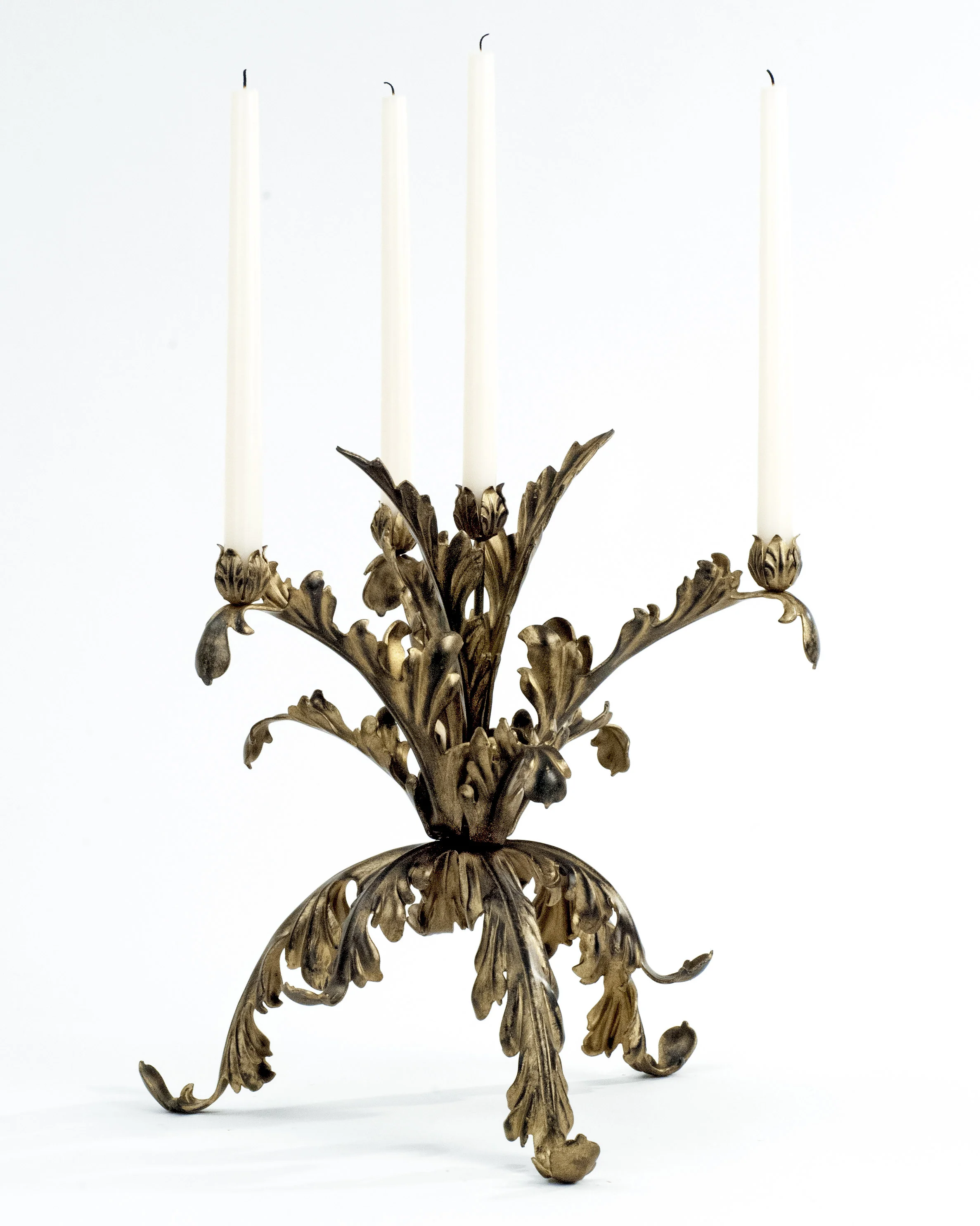 Bellissimo Antique Bronze Candelabra