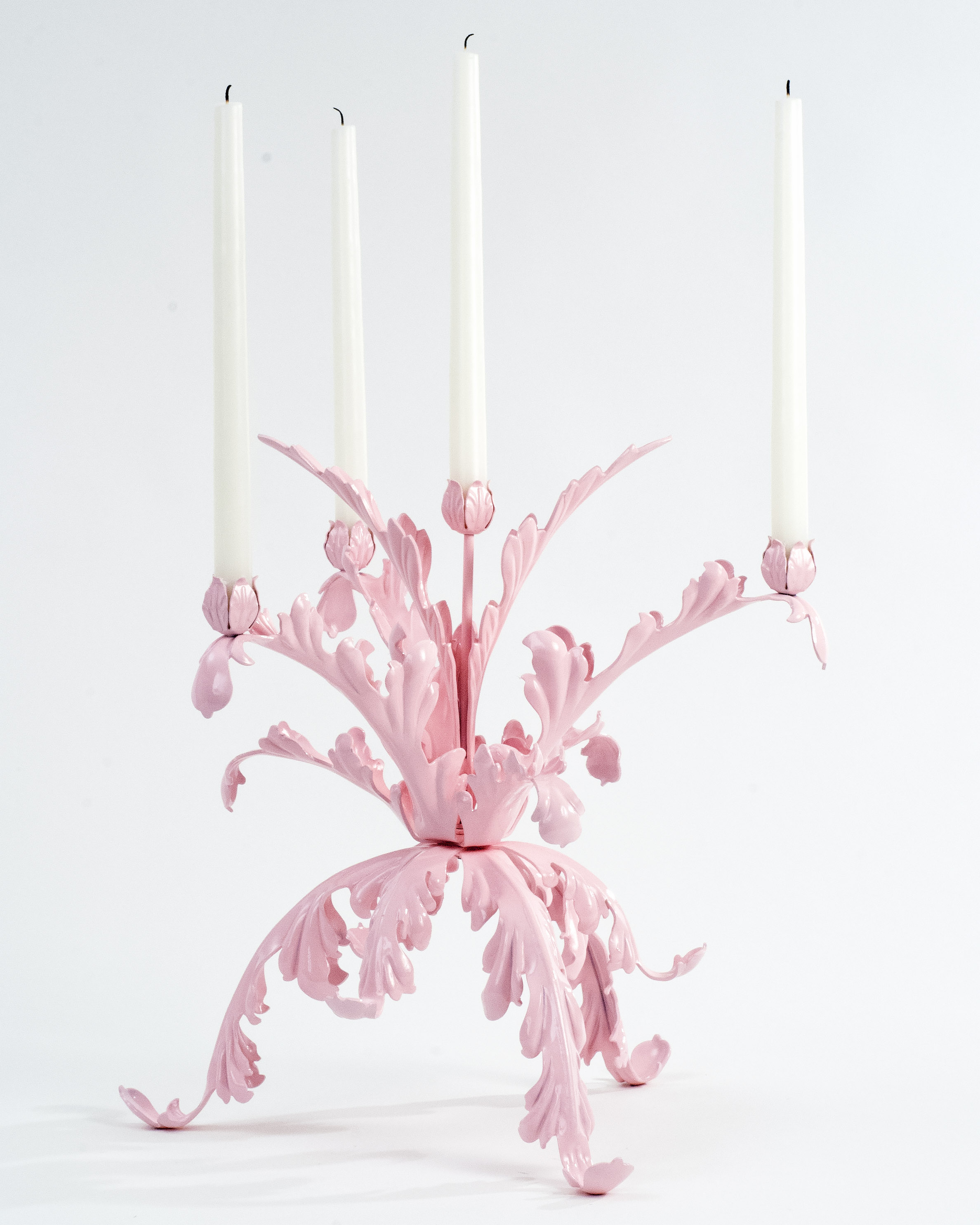 Bellissimo Pink Candelabra