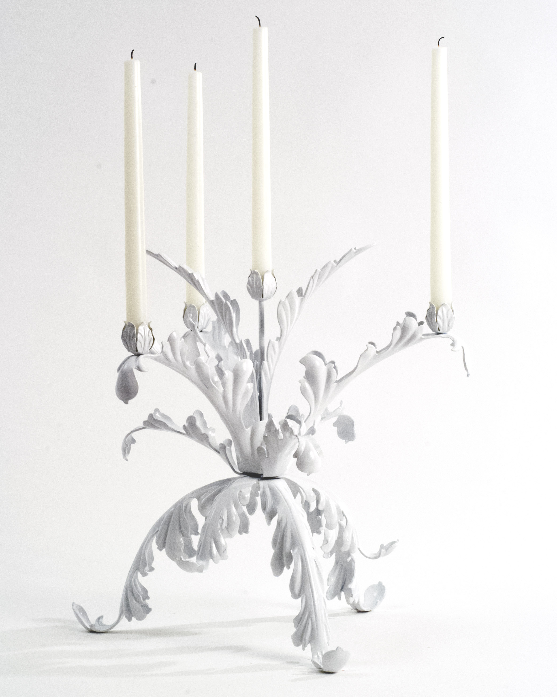 Bellissimo White Candelabra