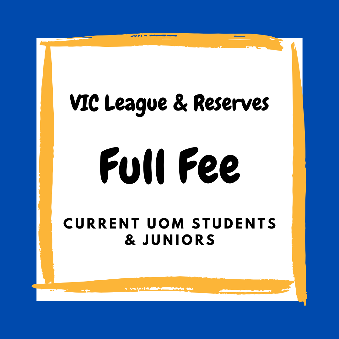 VL/VLR: UoM Student or Junior Fee 2025 (FULL)