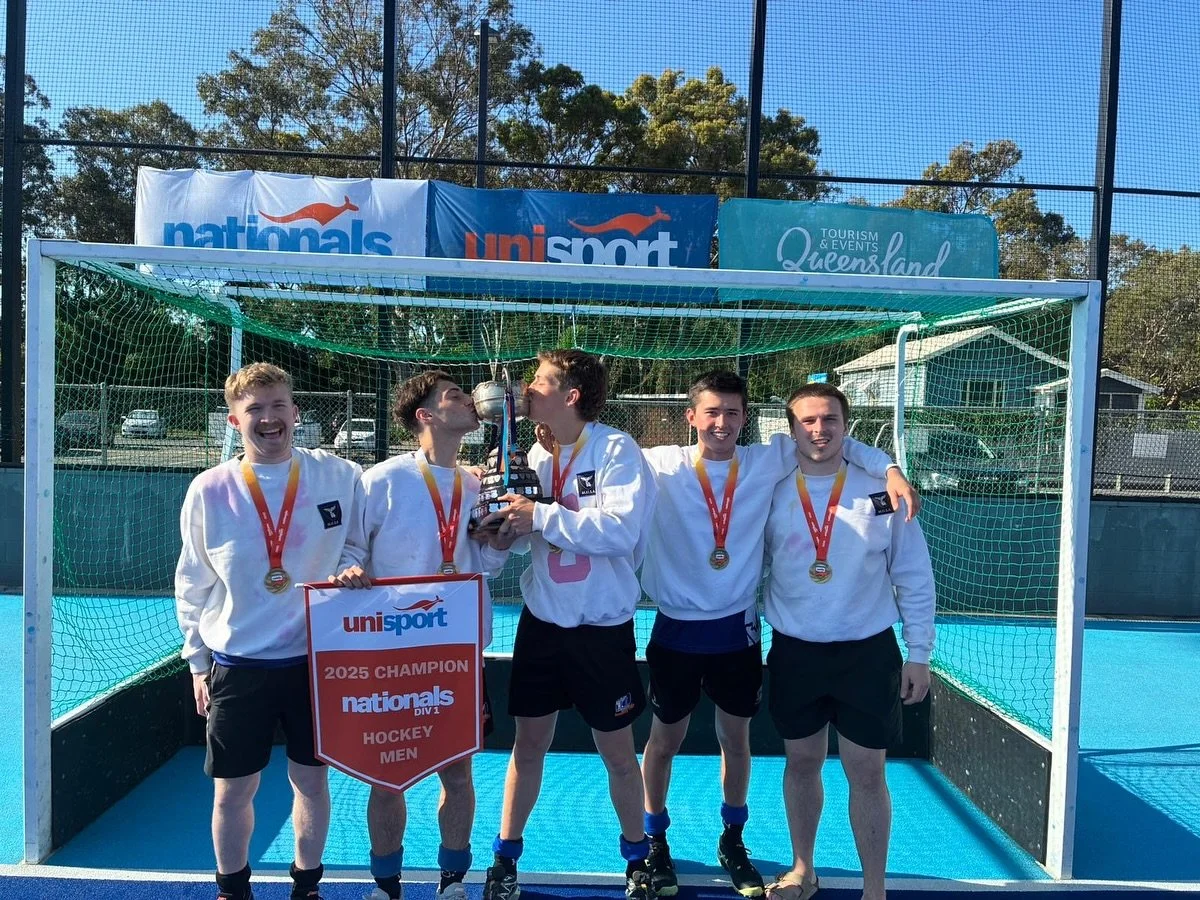 What a week at Uni Nationals! Massive congratulations to both of our inter-varsity teams for their incredible effort and sportsmanship.

~ Commendations to our men&rsquo;s squad who took home the trophy this year 🏆🥳

@unisportau @melbunisport 

#mu