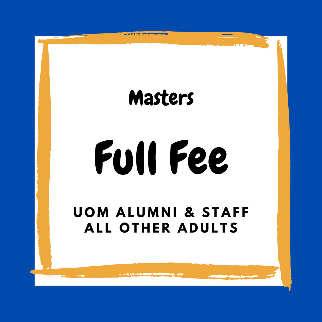 Masters: Adult Fee 2025 (FULL)