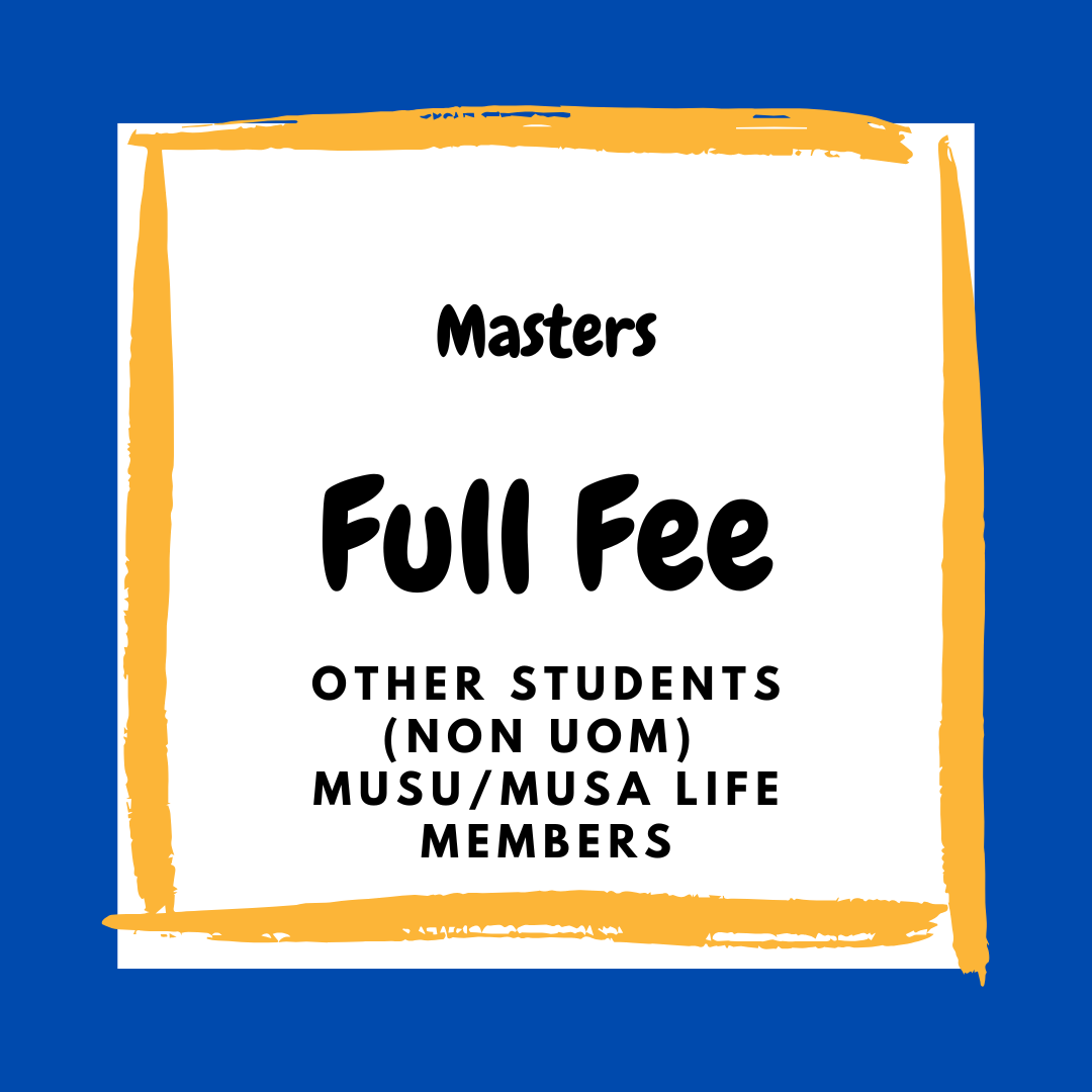 Masters: Other Student & MUSA Life Member Fee 2025 (FULL)