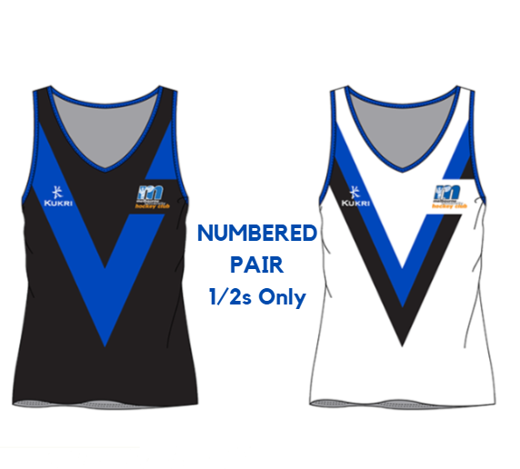 1 & 2s Playing Singlets - Home & Clash (numbered pair)