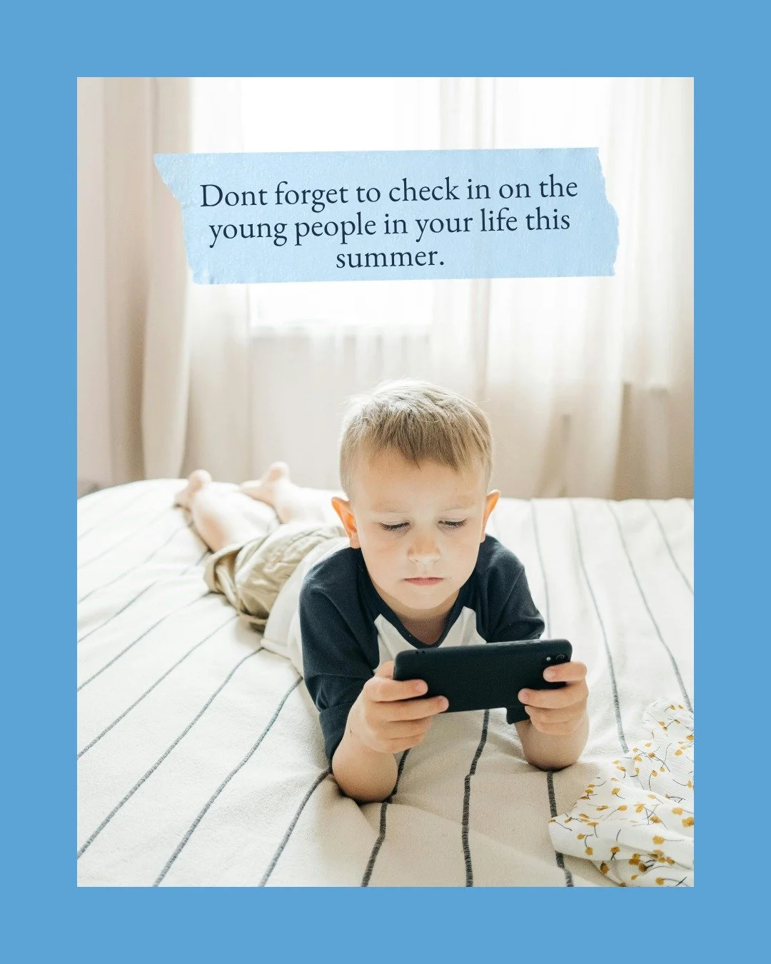 July can be a surprisingly heavy month for youth and teens. When school routines end, many lose their daily structure, friend groups, and built-in mental health support. This sudden isolation can cause a quiet spike in loneliness and anxiety.

Check 