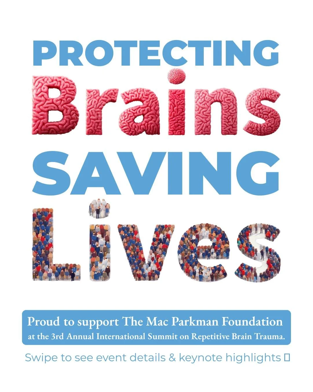 Brain health is mental health. We are proud to support @the_mac_parkman_foundation  as they host the 3rd Annual International Summit on Repetitive Brain Trauma right here in Tampa on September 16&ndash;17! 🧠✨

This working summit brings together mil