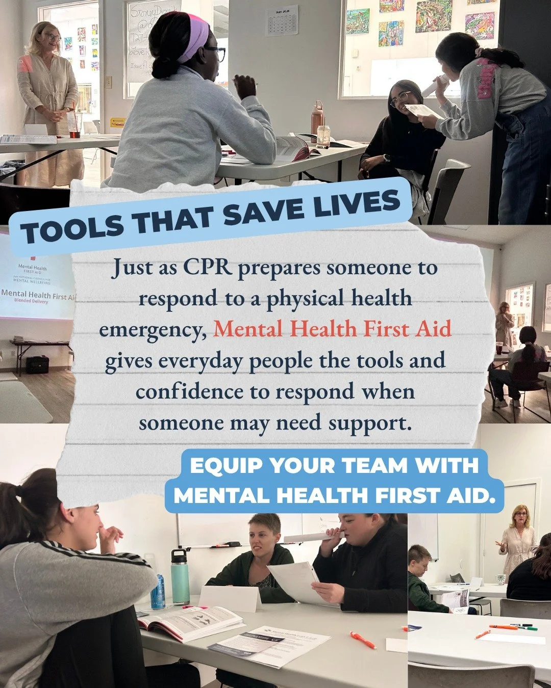 Thank you to the amazing staff at Project Return (@projectreturntampa ) for completing Mental Health First Aid training with us! 🕊️

From deep conversations to practical tools, equipping community teams with MHFA helps build a safer, more supportive