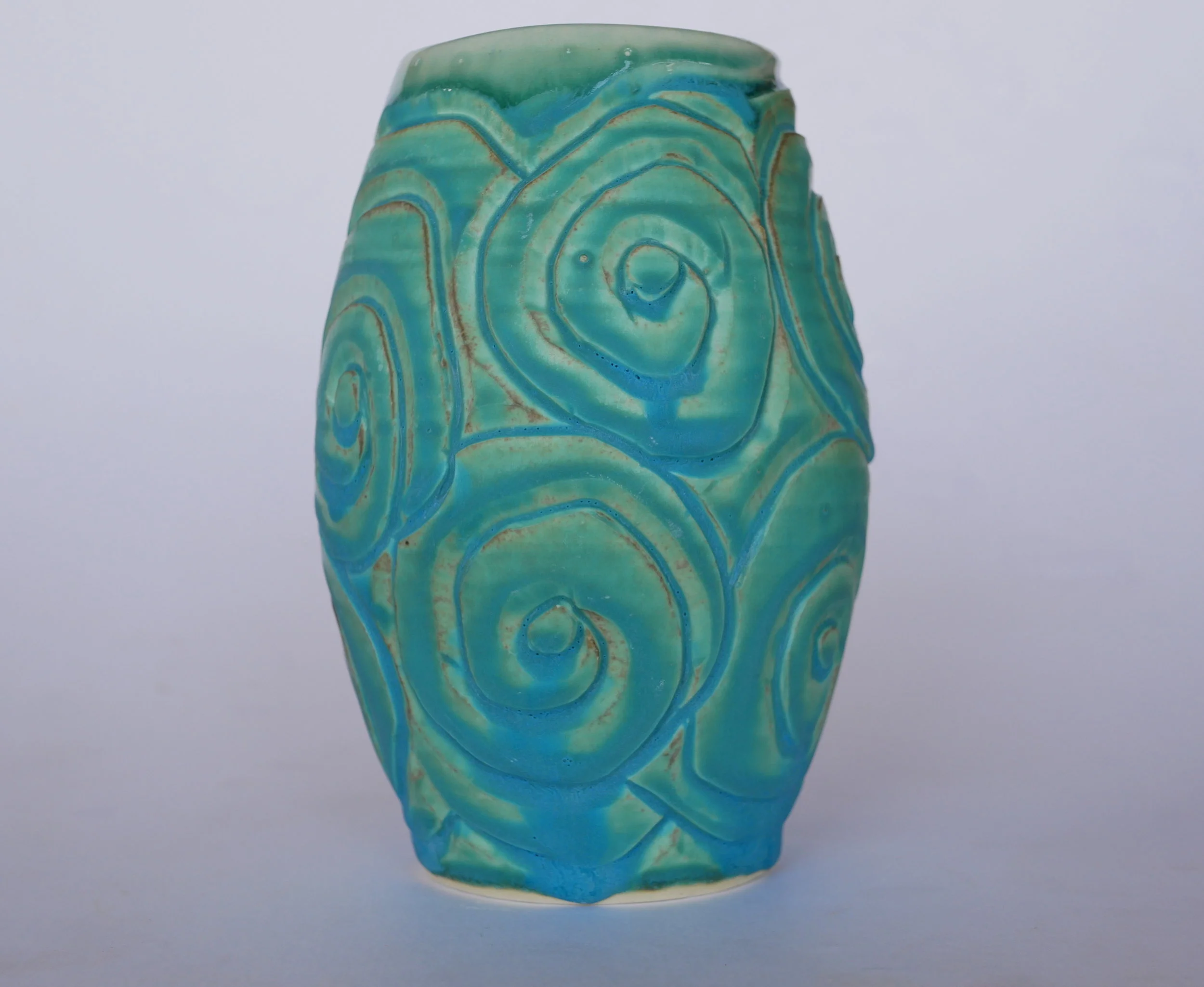 Ocean Swirl Vase