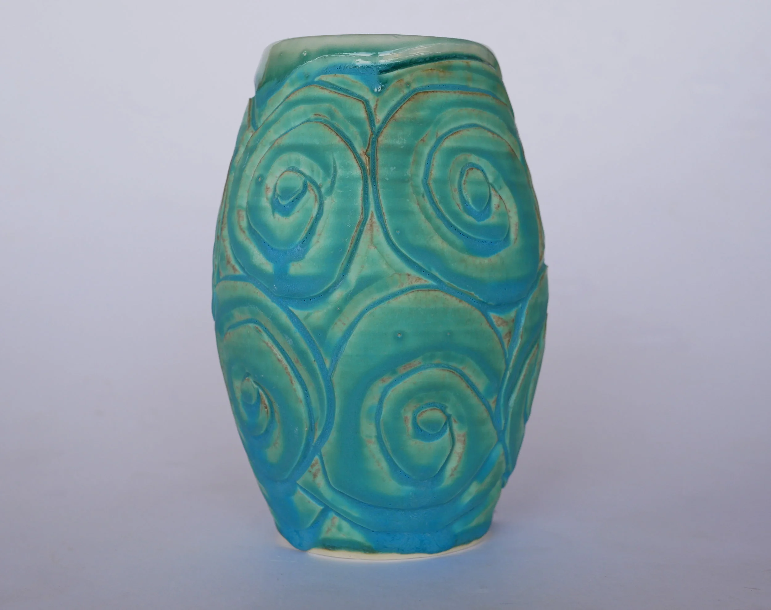 Ocean Swirl Vase