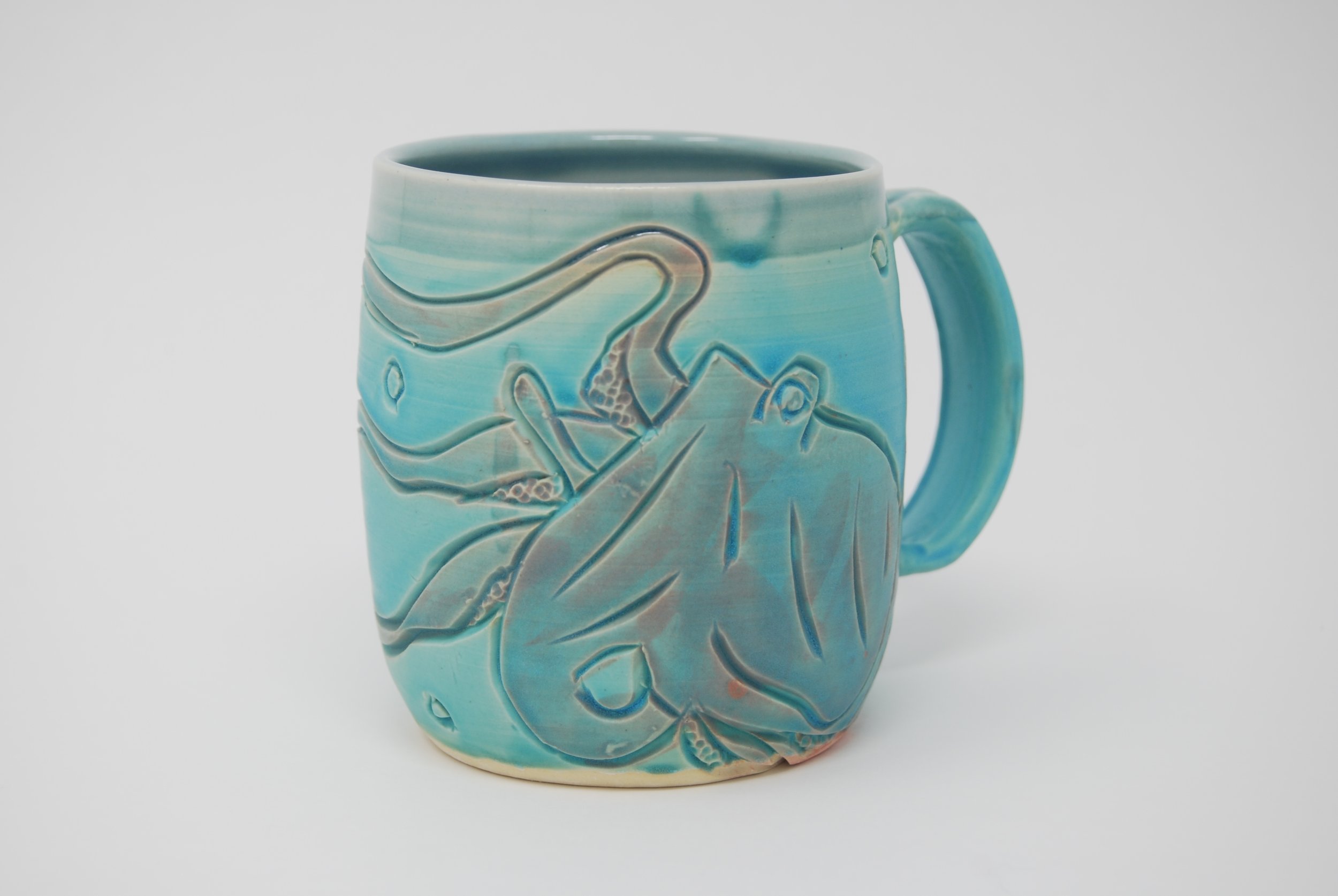 Turquoise Octopus Mug