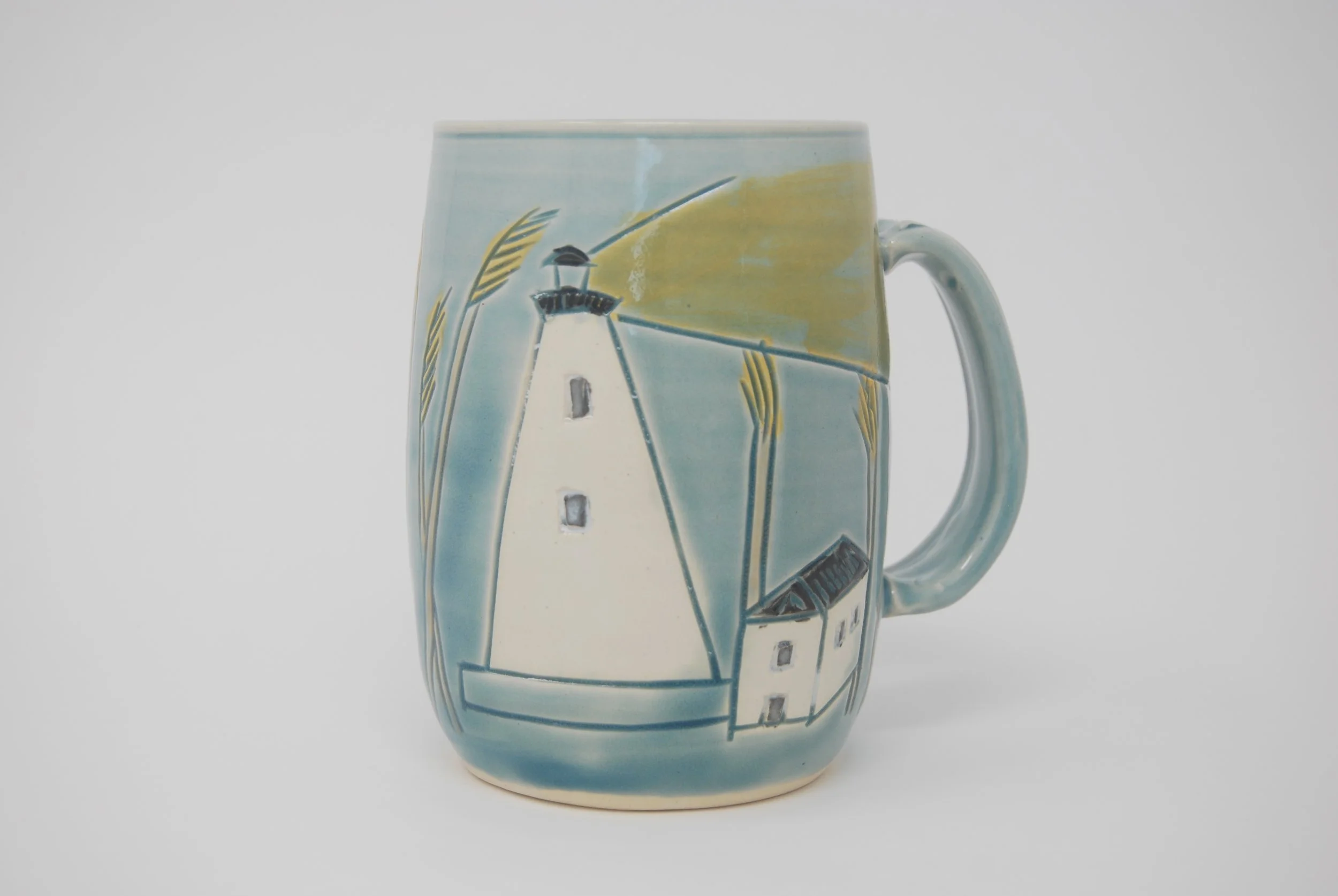 Ocracoke Lighthouse with Sea Oats