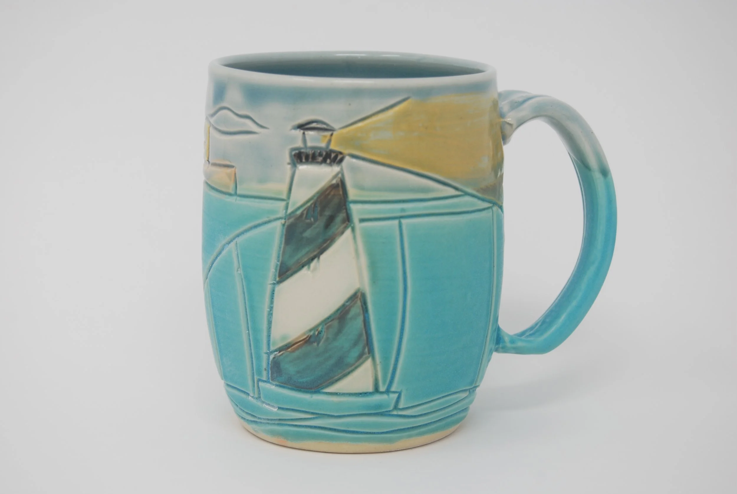 Cape Hatteras National Seashore Lighthouse with Wave