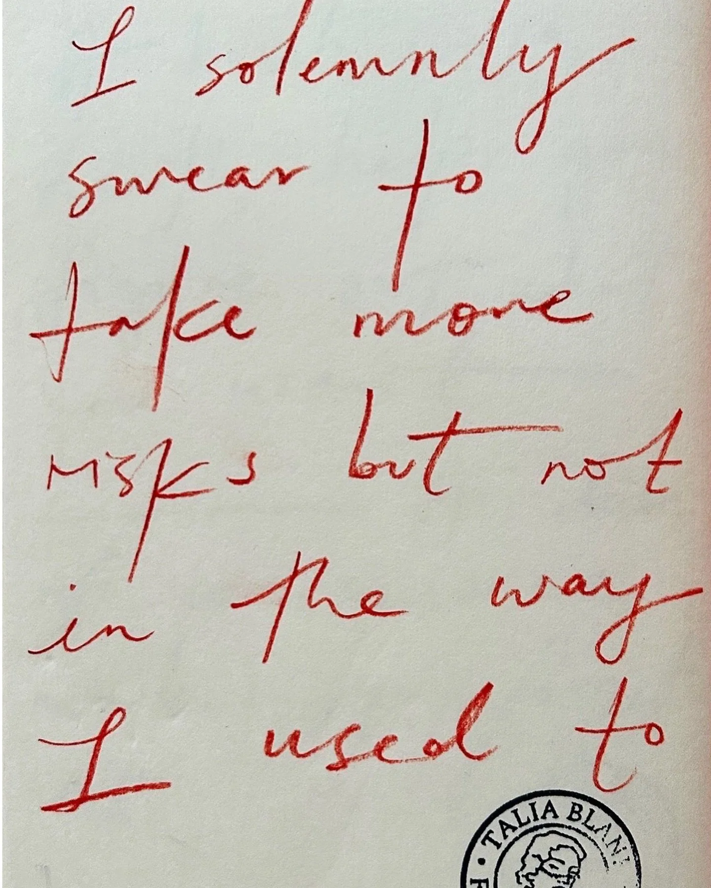 Draw on the walls. Write of the floors. Make, break and make again. 

Come inside my years of mark making. Some in the studio. Some in my sketchbook. Some during dinner on restaurant tables. 

Keep creating. You never know who might need it.

Sending