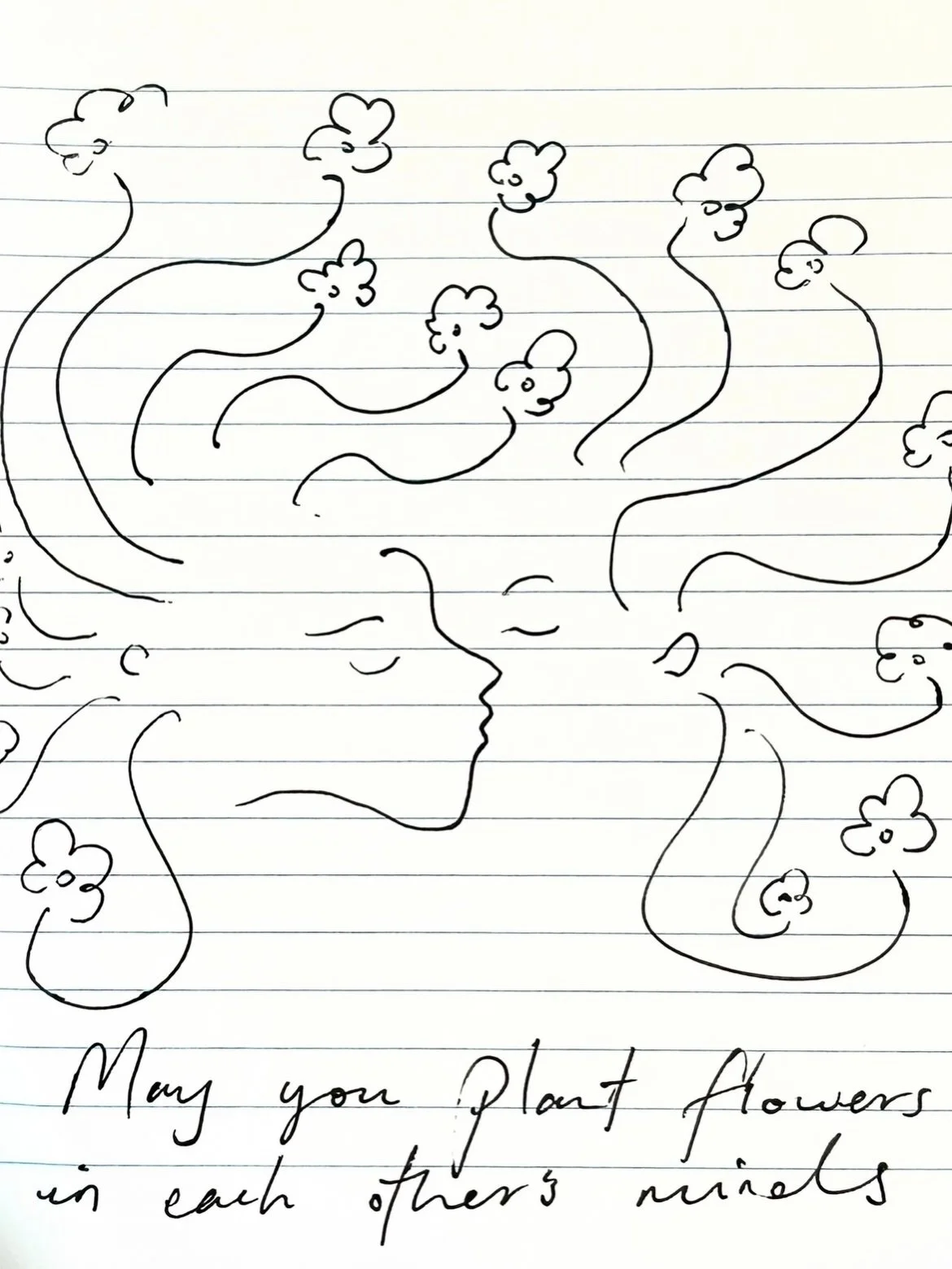 Make marks wherever you go. 

Hello from my traveling mixed media sketchbook / studio.

This song features one of my favourite lines, &ldquo;Beautification to my mind is far more than a matter of cosmetics. To me it describes the whole effort to brin