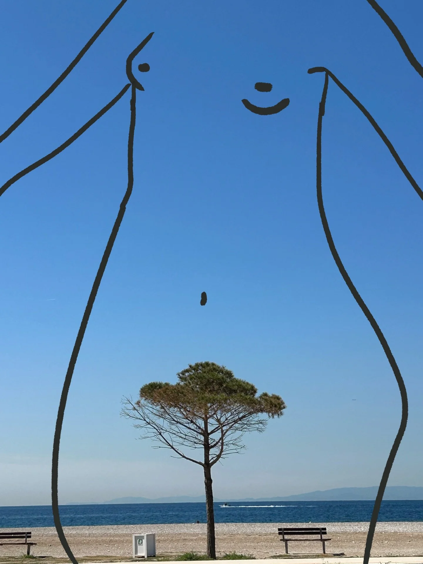 Glyfada and her great generosity. 

Welcome to the traveling mixed media sketchbook.