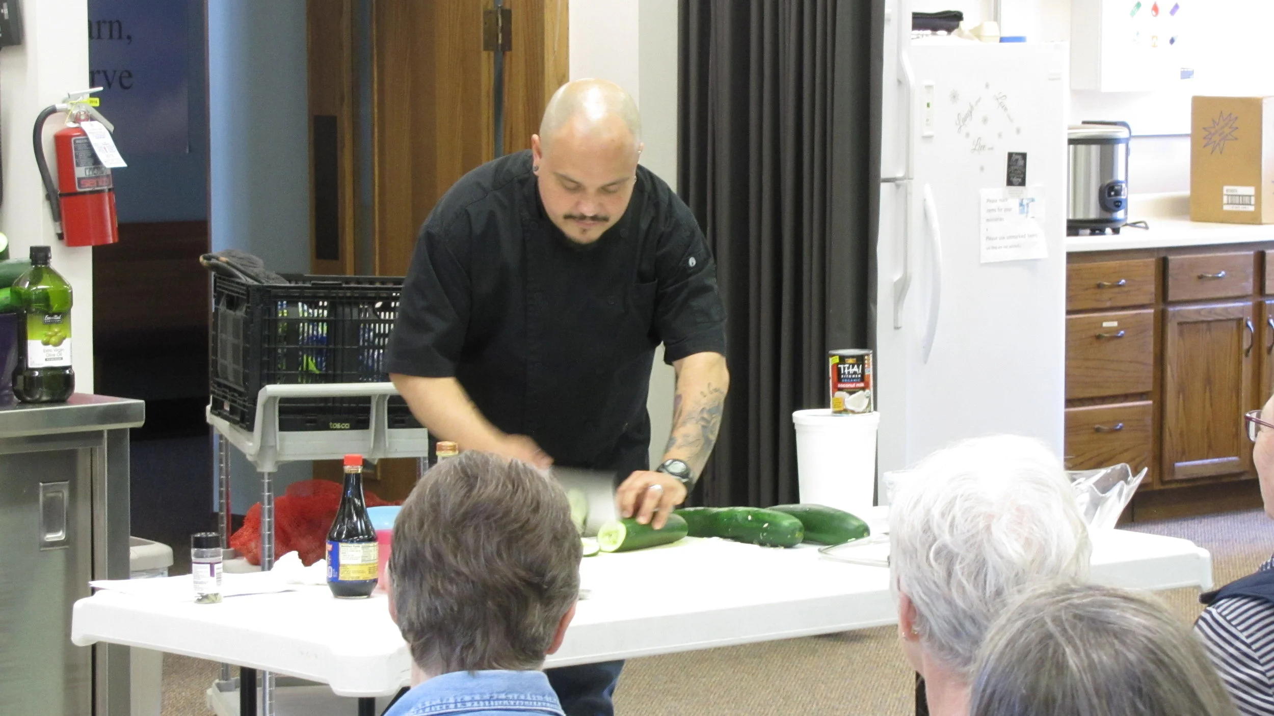 Talking with your mouth full