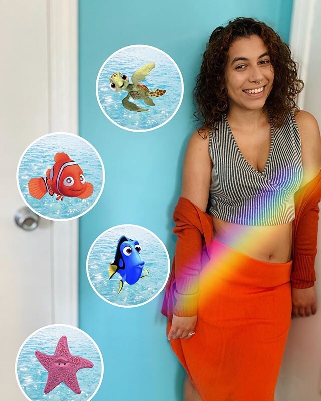Day two of making this rainbow #boundingwithpride! Today&rsquo;s color, orange. I dove under the sea for today&rsquo;s look, Nemo inspired bound🧡 Let&rsquo;s keep swimming toward Black Equality!🌊⬇️⁣
⁣
I am really passionate about mental health awar