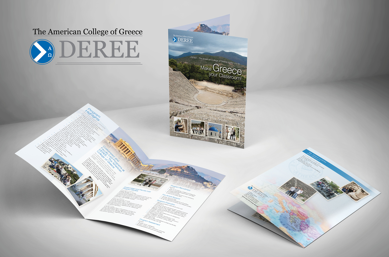 MAKE GREECE YOUR CLASSROOM BROCHURE FOR THE AMERICAN COLLEGE OF GREECE