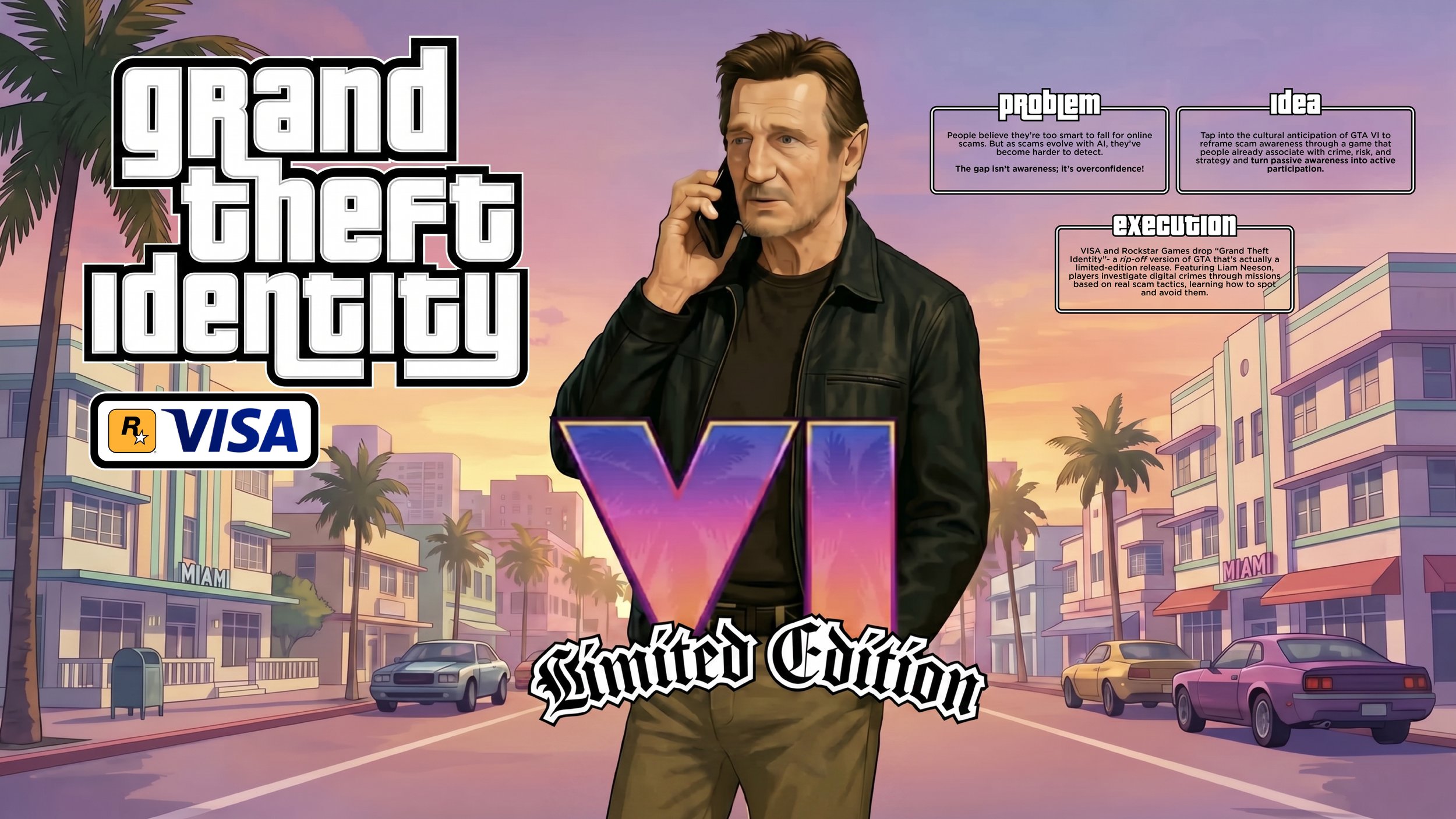 Proactive Concept for VISA x Rockstar Games Collab