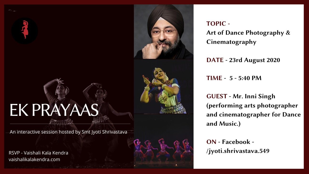 Ek Prayaas - session 2 - Art of dance photography and cinematography