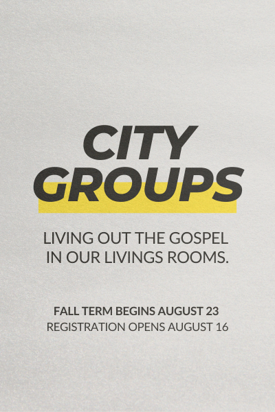 City Group Fall Term