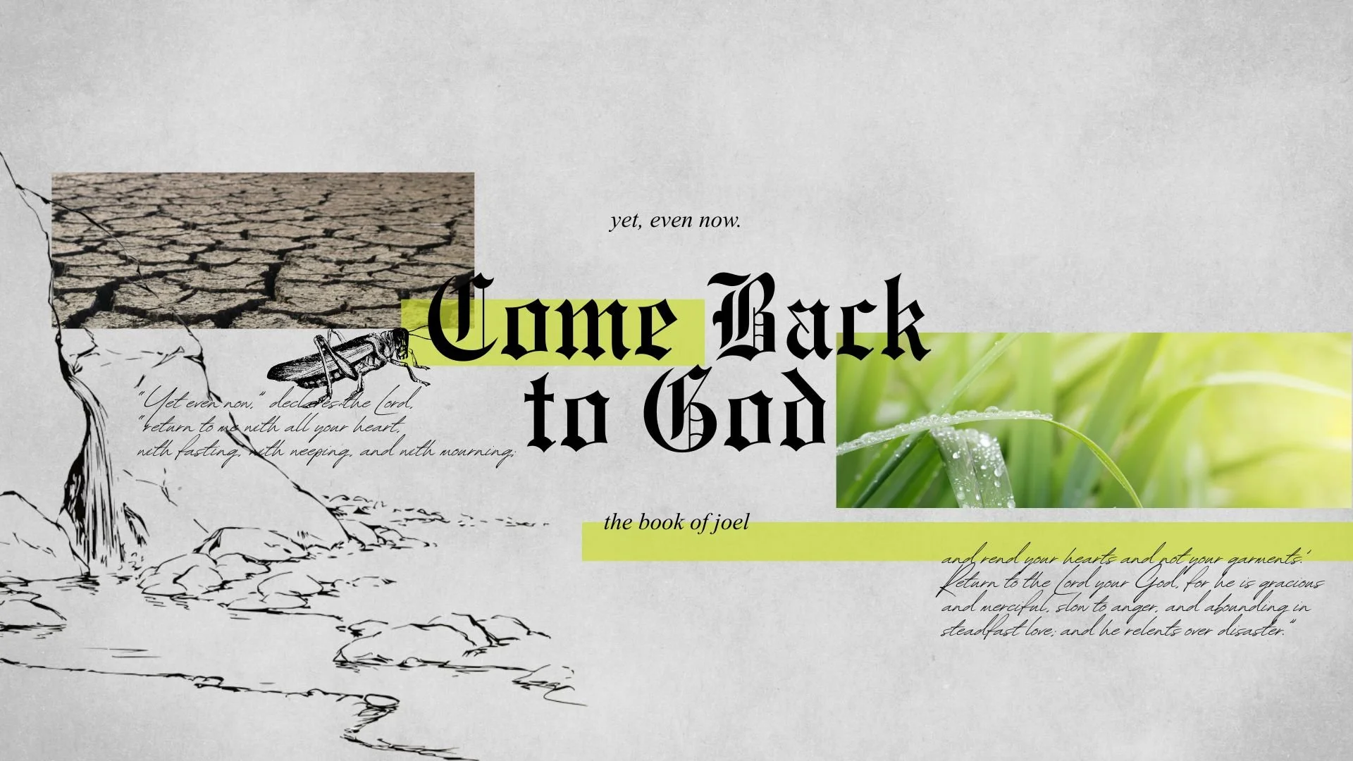 Come Back to God