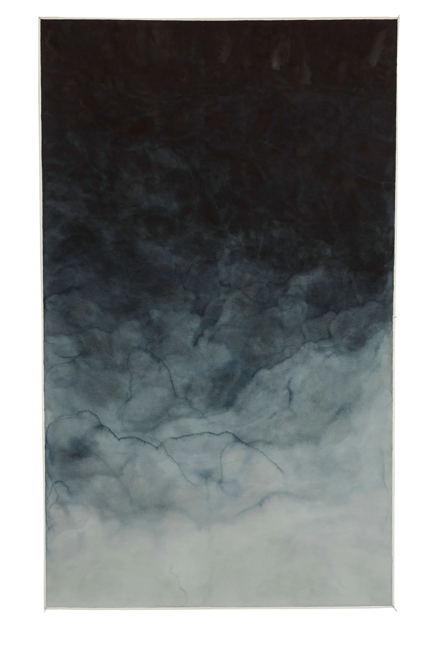   kondensat/i övergång resonans , 2017  Akvarell på papper/watercolour on paper,  180 x 108 cm 