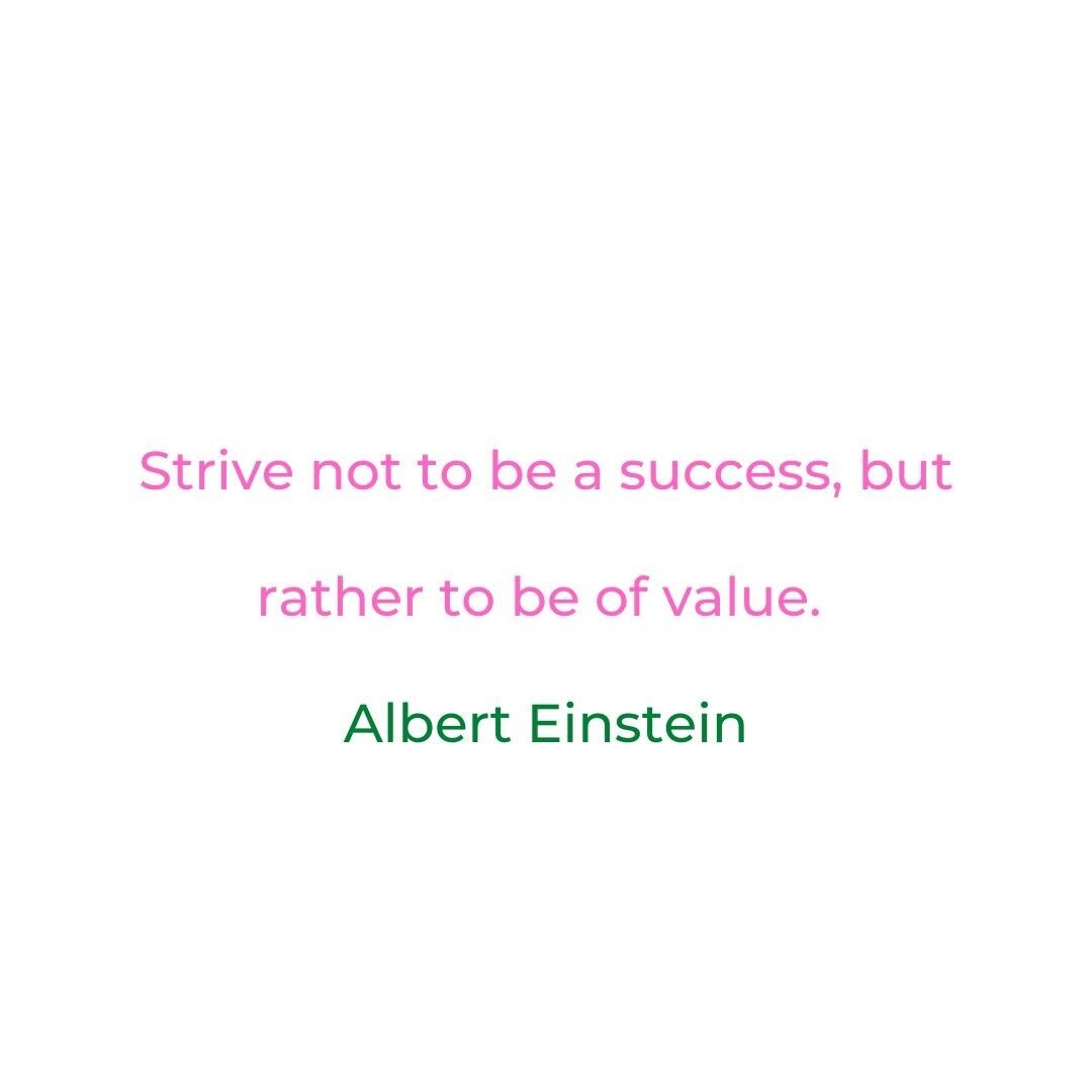 🤑😲 Strive not to be a success. But rather to be of value.⁠
👉🏻 Agree?