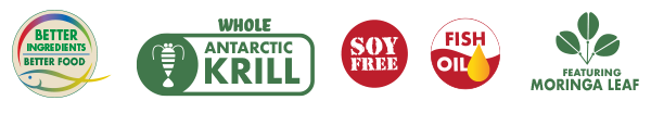 Whole Antarctic Krill, Soy Free, Moringa Leaf, Fish Oil