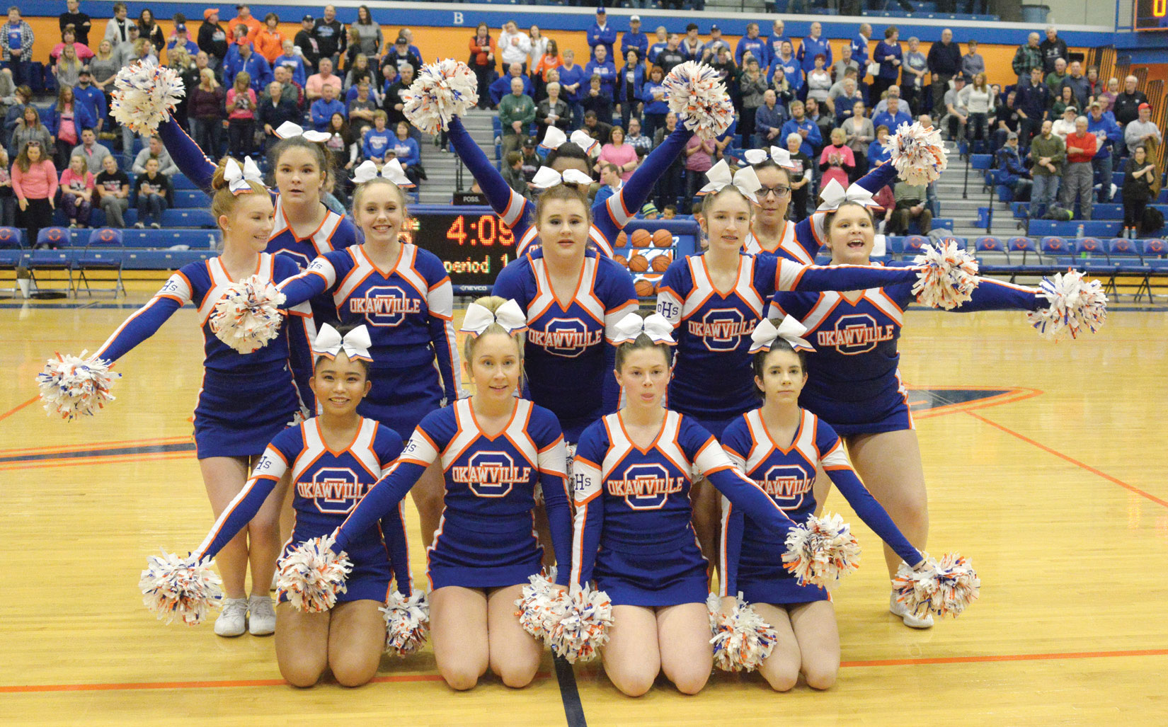 Okawville High School Cheerleaders