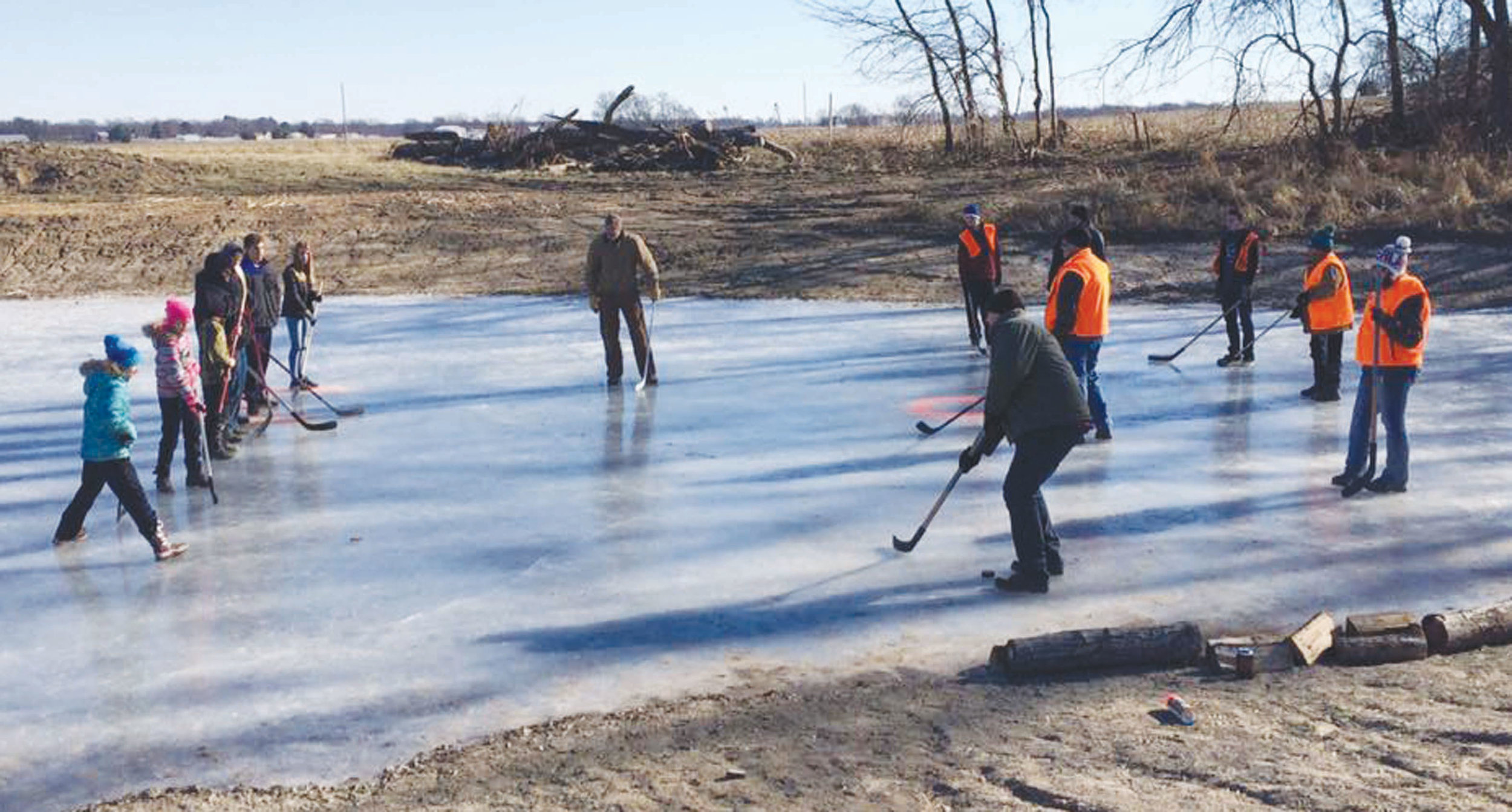 Okawville Pond Hockey