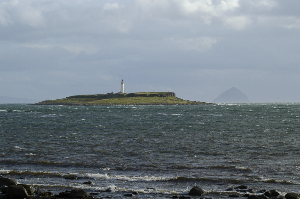  Pladda Lighthouse and Ailsa Craig - Kildonan Bay 