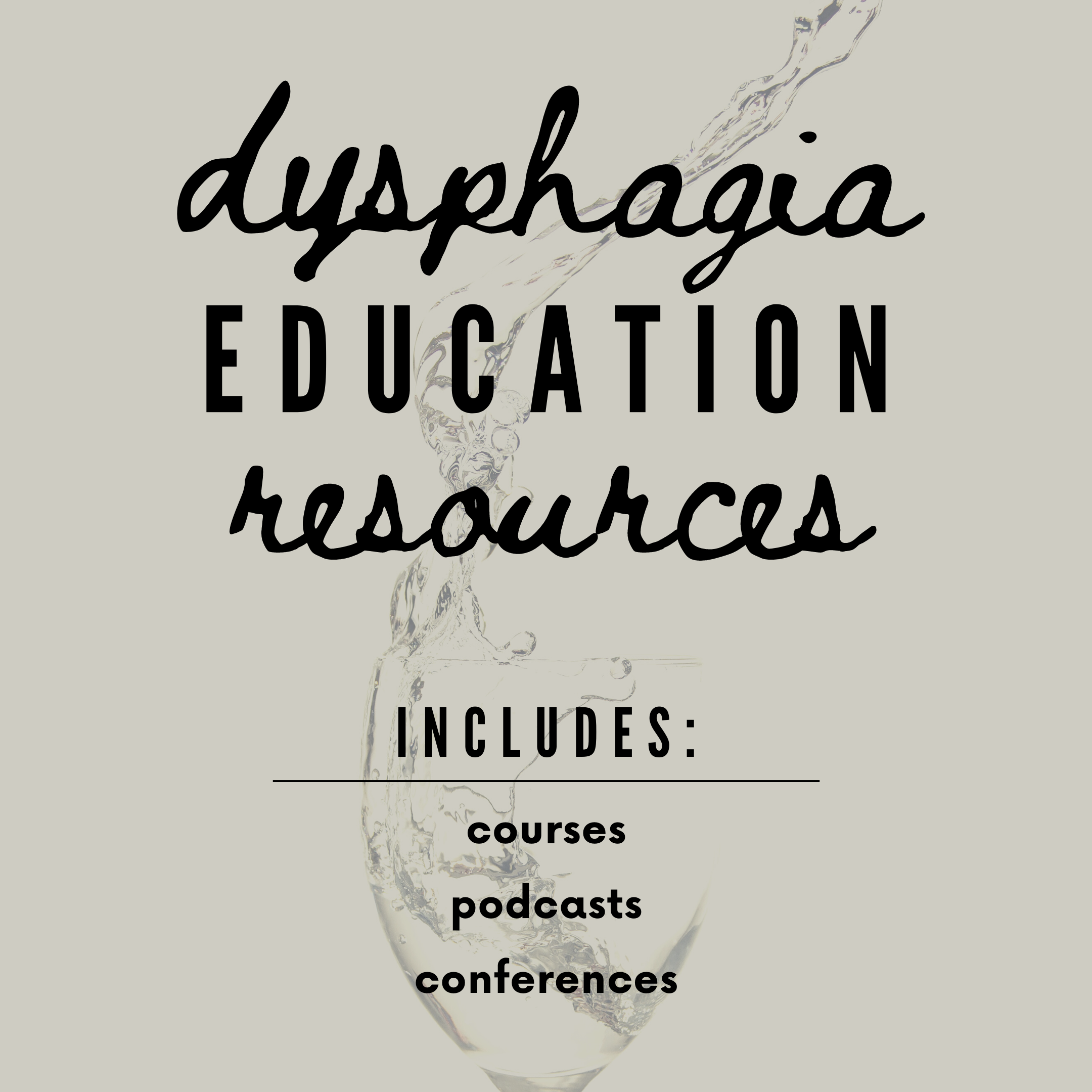 Dysphagia Courses and Resources — Speech Uncensored