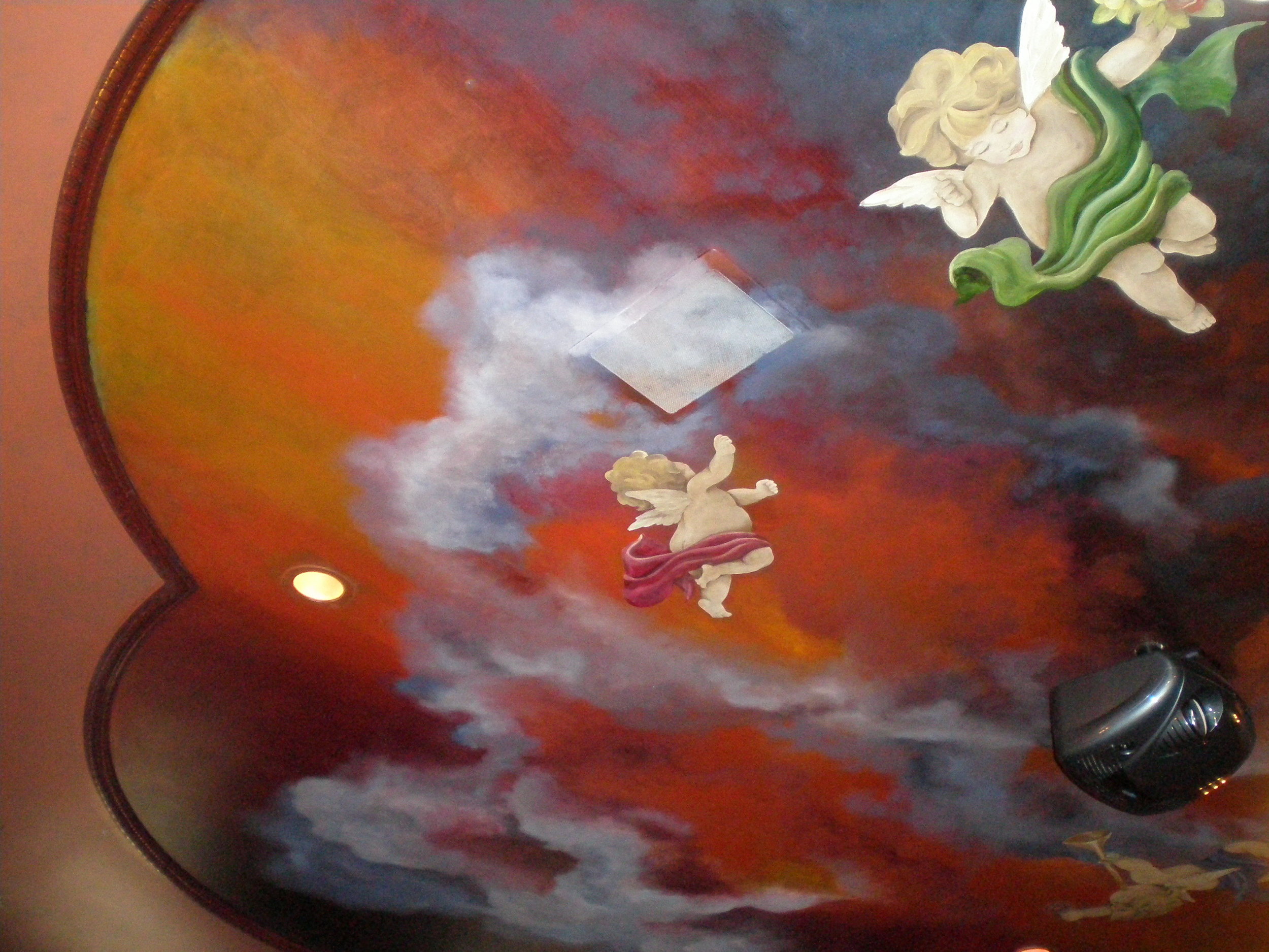 Theater Room  Cherub Ceiling 