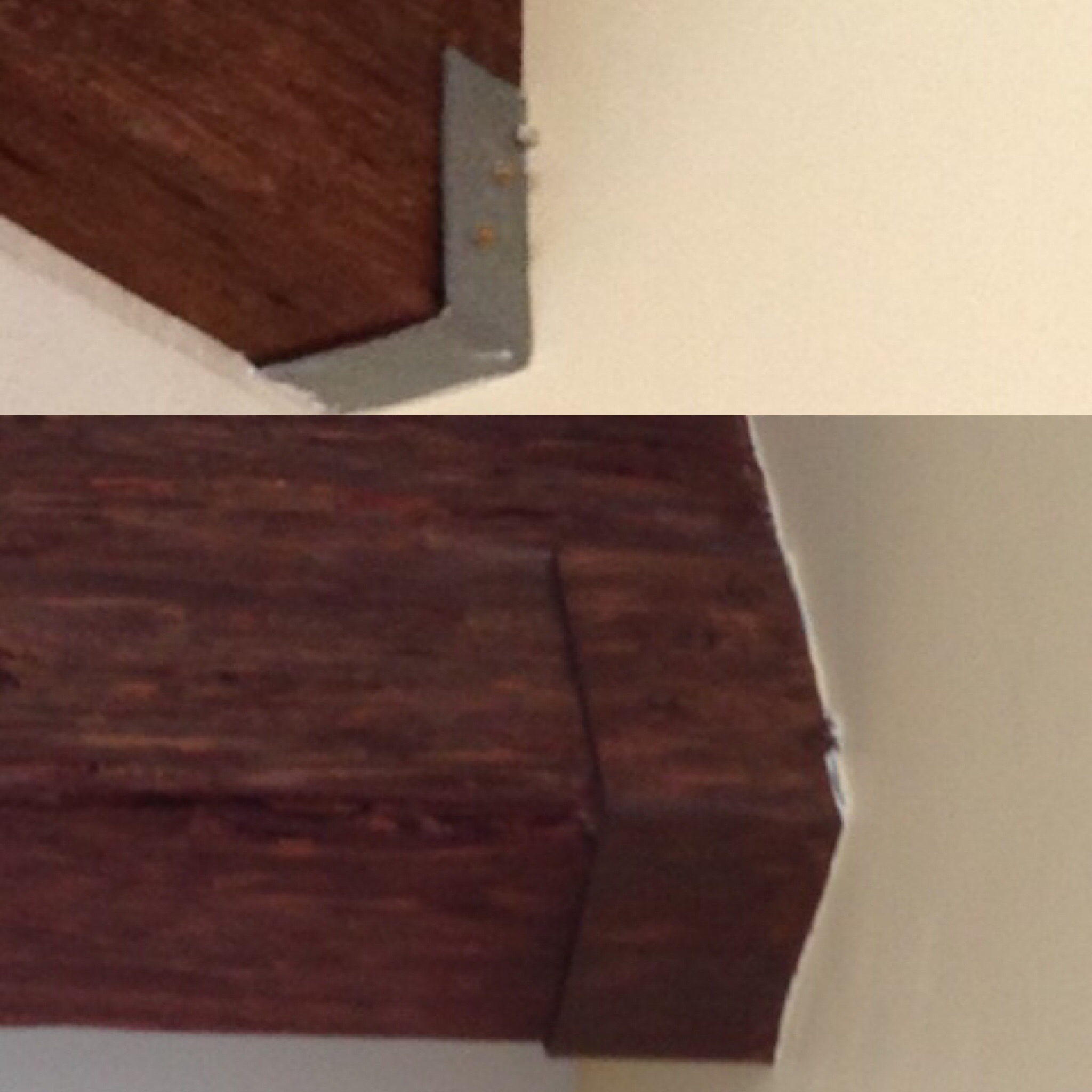 wood grained bracket