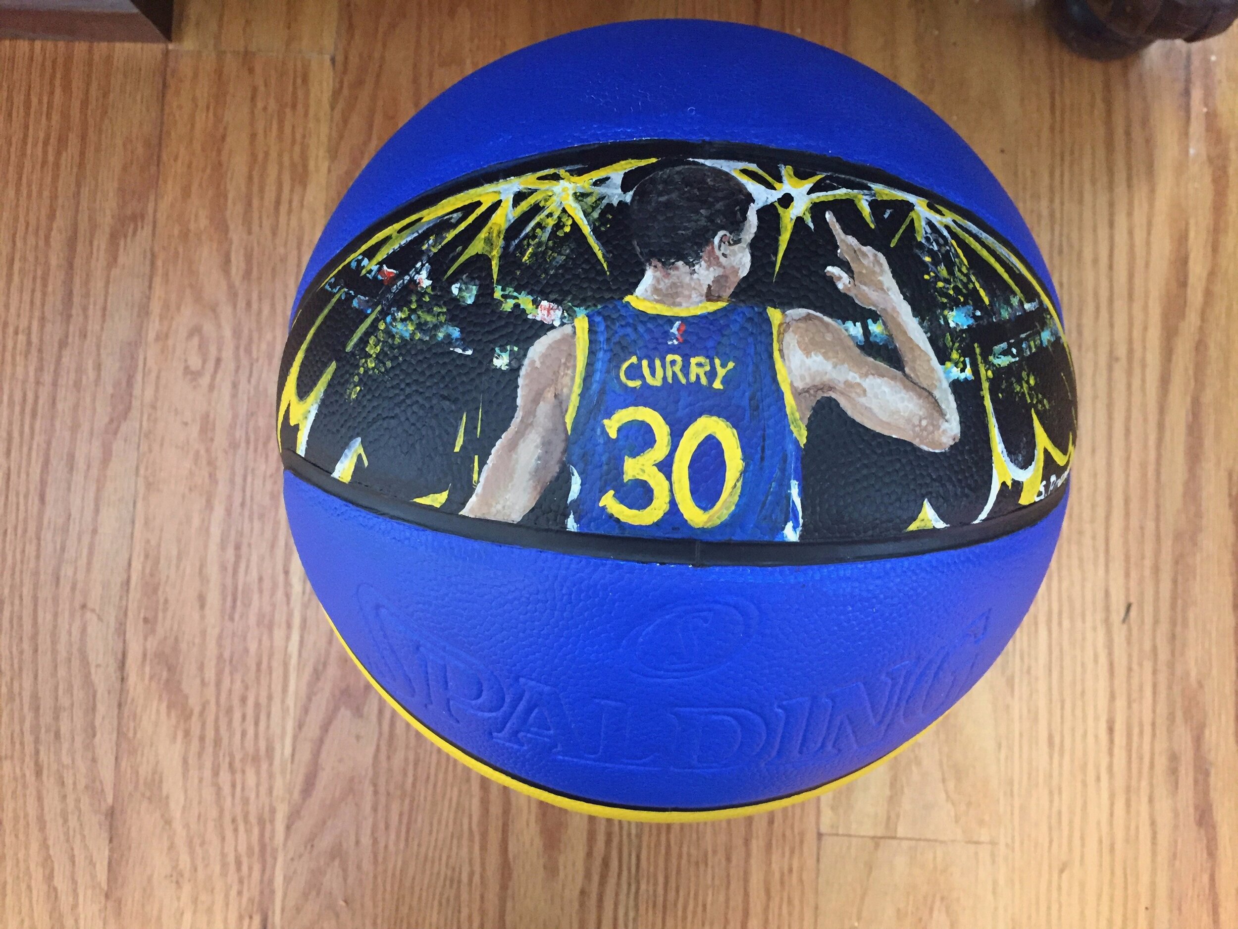 Curry Basketball Portrait