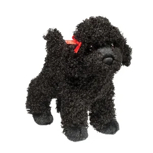 black schnoodle stuffed animal