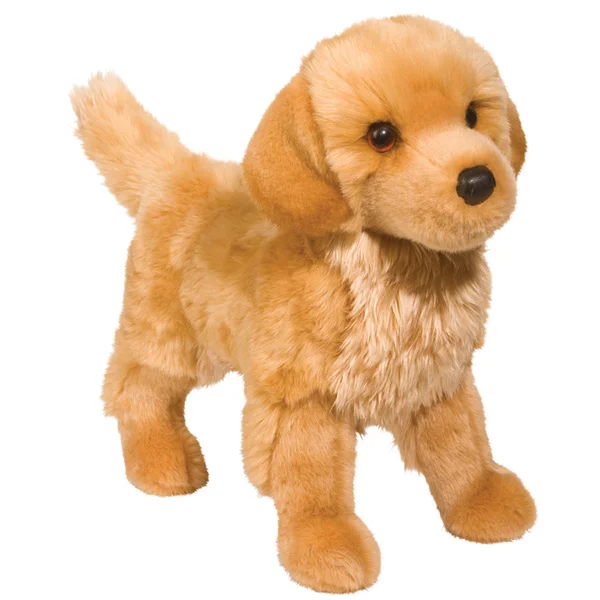 16 Inch Golden Retriever Plush Dog Stuffed Animal - Jack Red Soft Toy