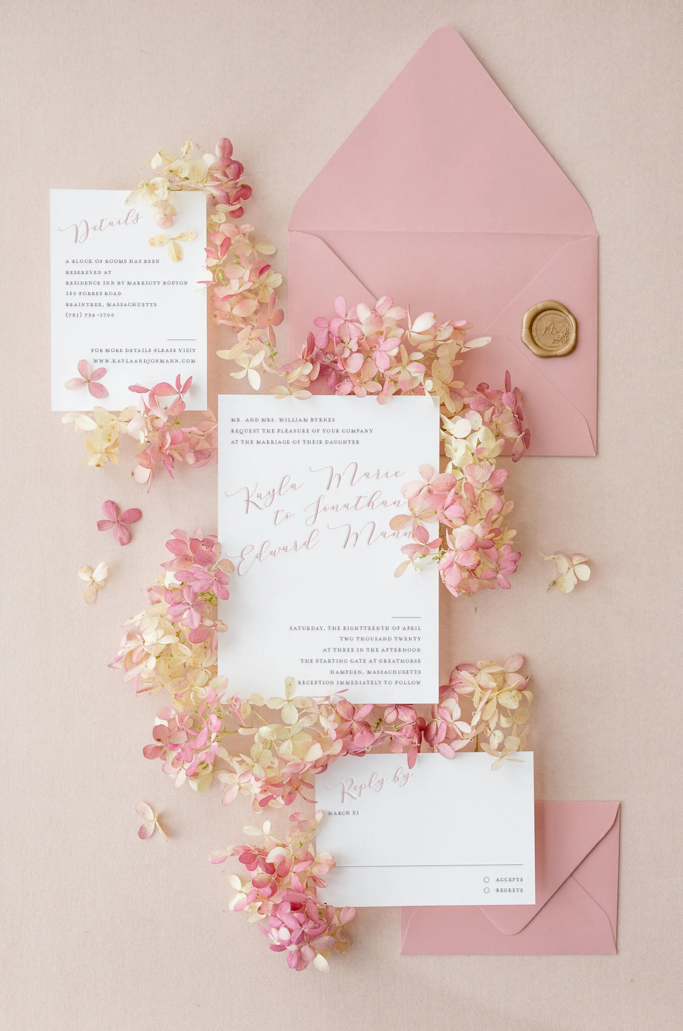 Luxury Custom Wedding Invitations In Boston Anne Callahan Designs