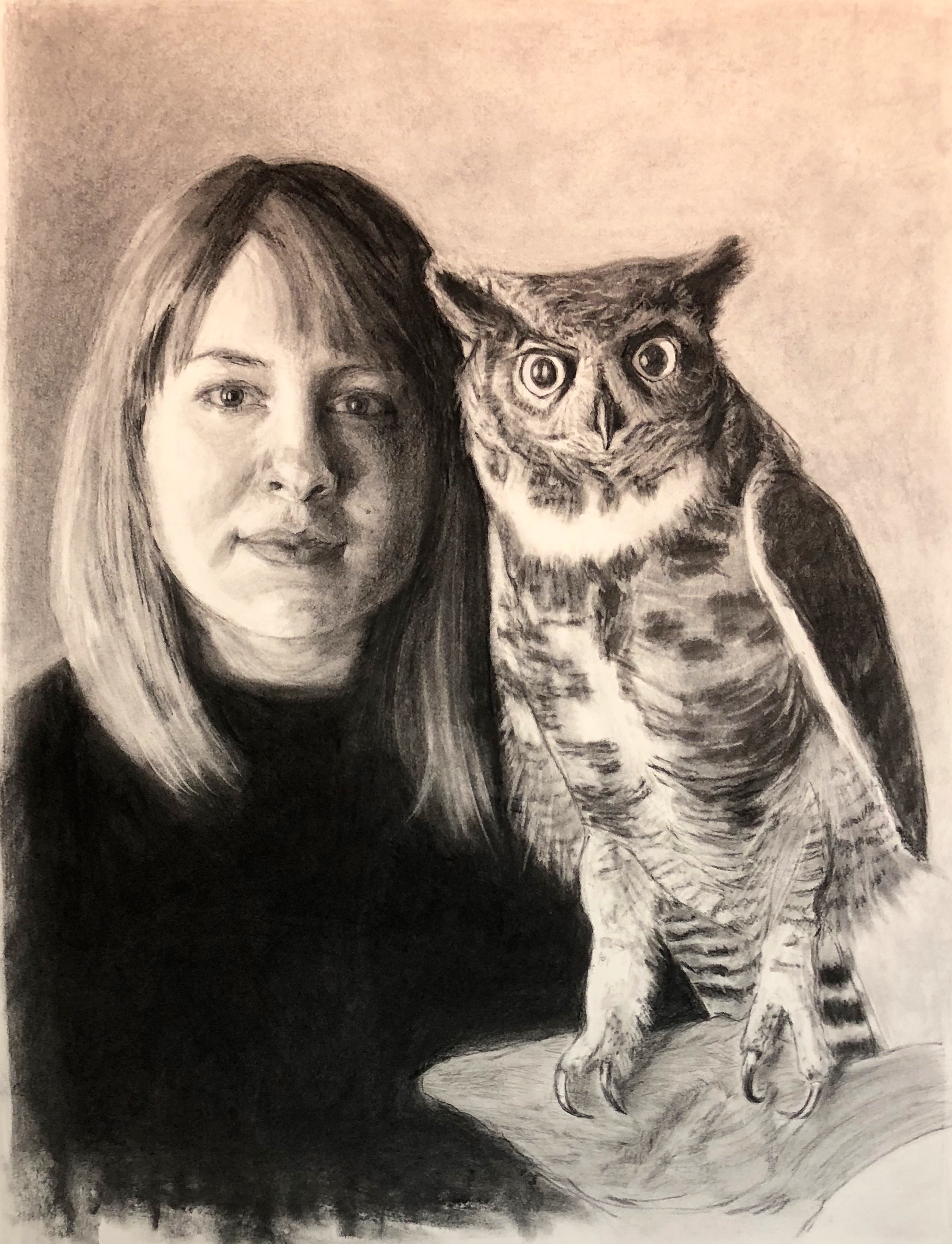 Women in Wildlife Rehabilitation: with the Great Horned Owl