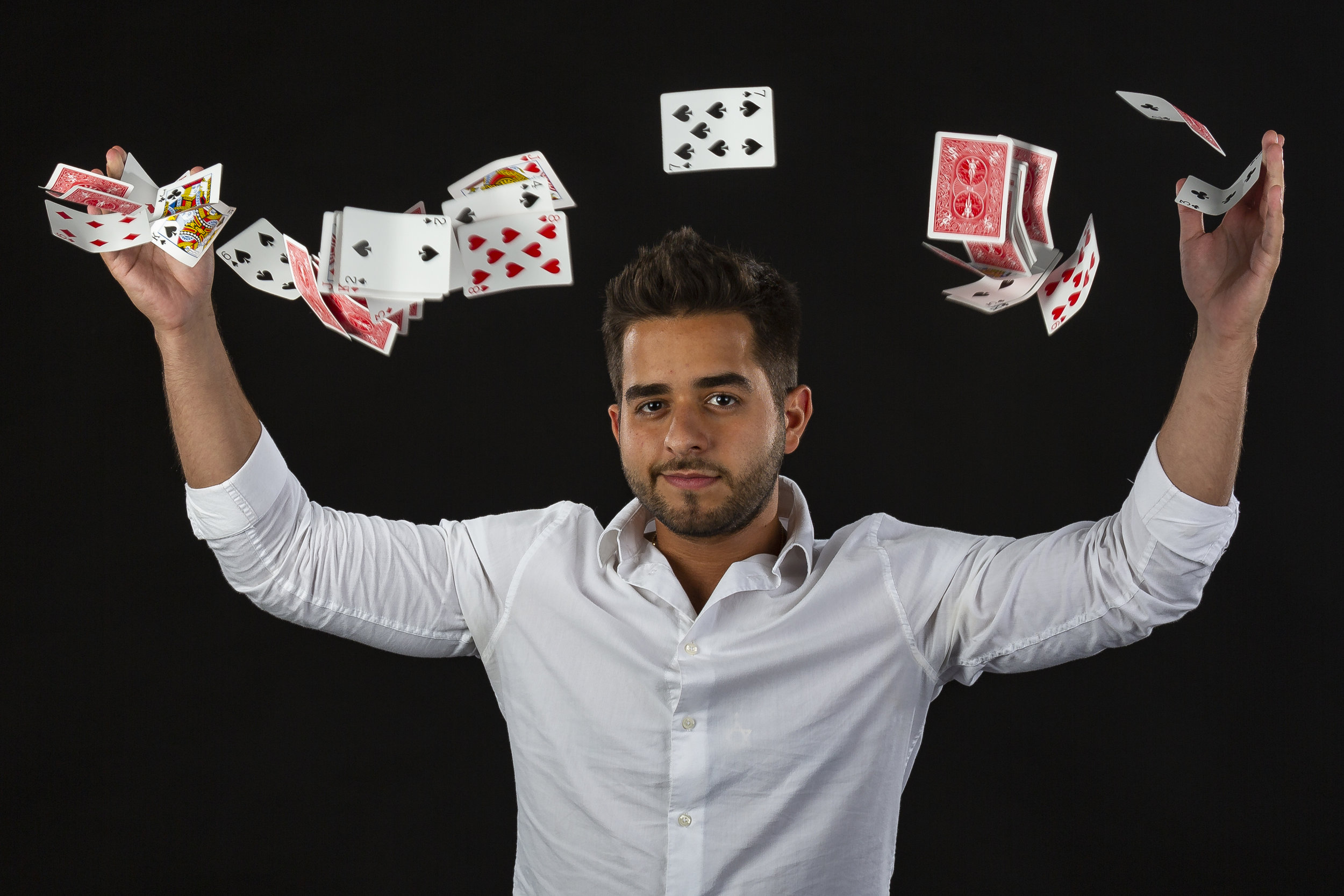  Magician and social media influencer Michel Gallero visits the Miami Herald and el Nuevo Herald offices in Doral on Monday, July 23, 2018. 