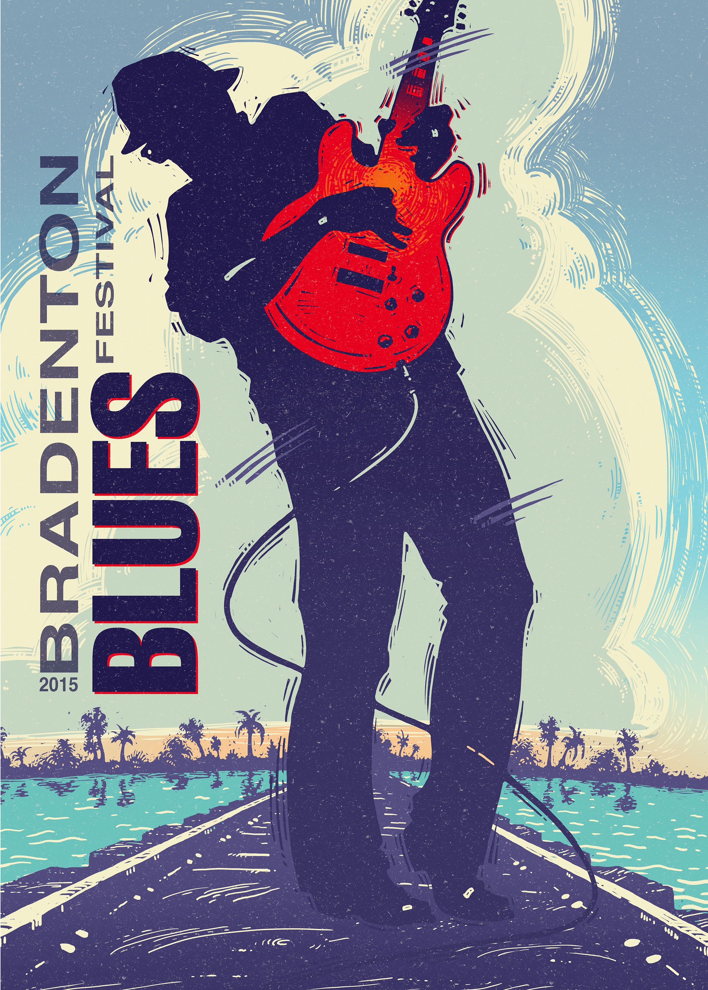 Bradenton Blues Festival Poster