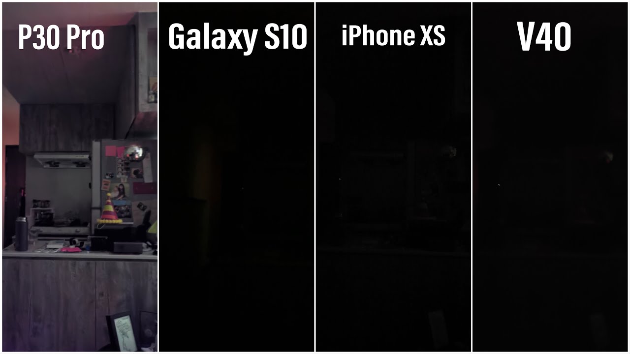 Comparison of the P30 Pro’s night shot with AI stabilisation enabled compared to phones without AI stabilisation