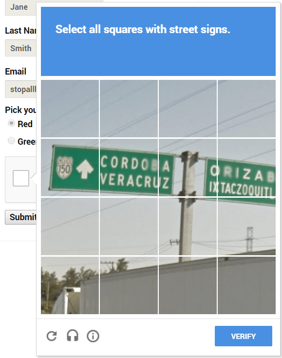 Google’s ReCaptcha 3 is a very clever system that is nearly impossible to break. (However breaking the audio version is very easy so not sure how much this helps)
